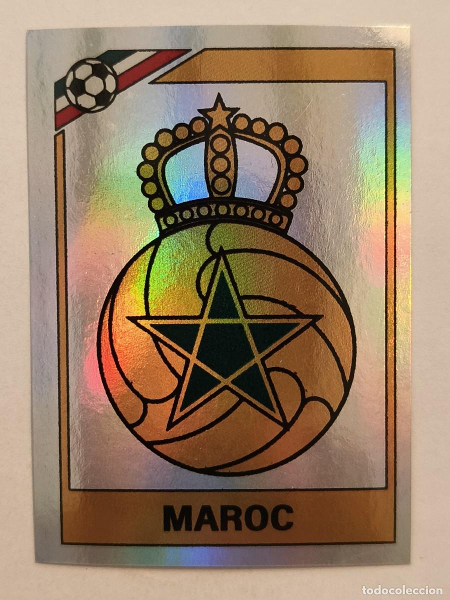 Cromos de f&uacute;tbol: #418 ESCUDO (MARRUECOS) MUNDIAL MEXICO 86 PANINI