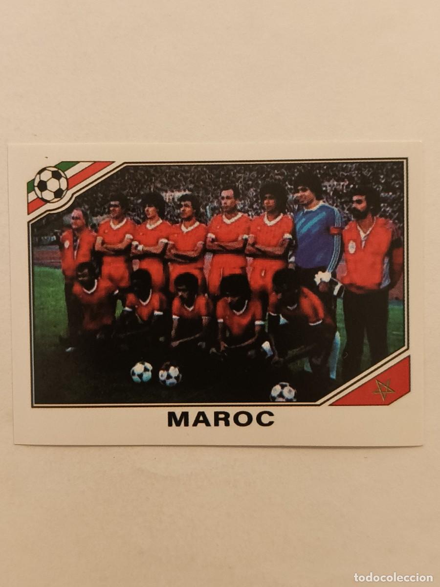 Cromos de f&uacute;tbol: #419 ALINEACION (MARRUECOS) MUNDIAL MEXICO 86 PANINI