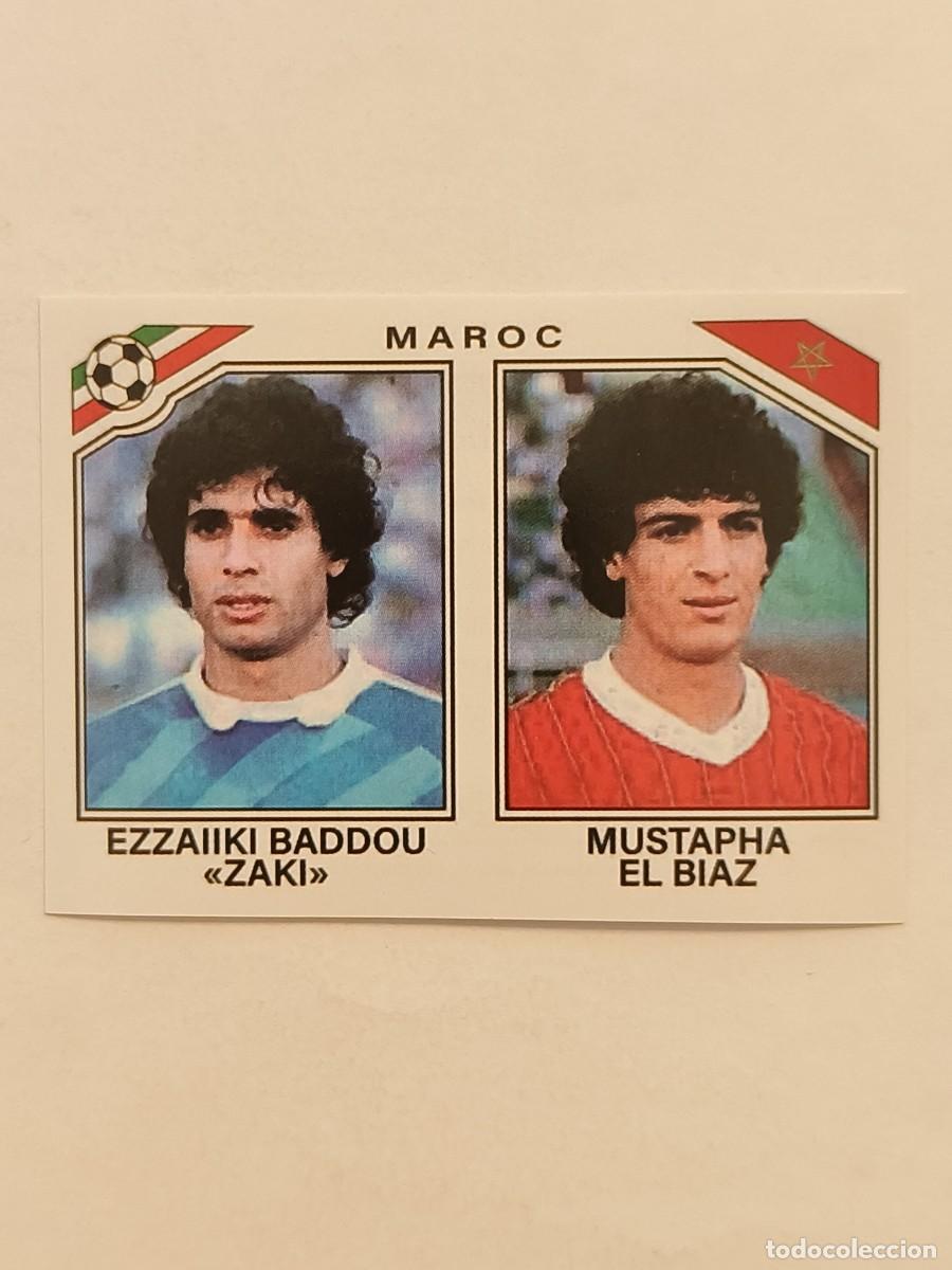 Cromos de f&uacute;tbol: #420 EZZAIIKI BADOU &rdquo;ZAKI&rdquo;-MUSTAPHA EL BIAZ (MARRUECOS) MUNDIAL MEXICO 86 PANINI