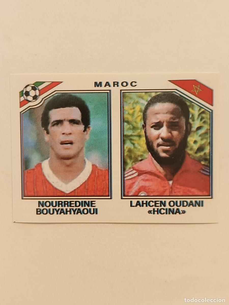 Cromos de f&uacute;tbol: #421 NOURREDINE BOUYAHYAOUI-LAHCEN OUDANI &rdquo;HCINA&rdquo; (MARRUECOS) MUNDIAL MEXICO 86 PANINI
