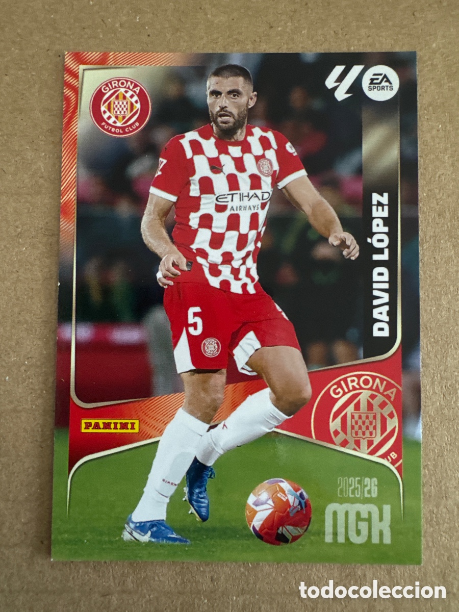 Cromos de f&uacute;tbol: # 185 David L&oacute;pez Girona Megacracks 25 26 2025 2026 MGK