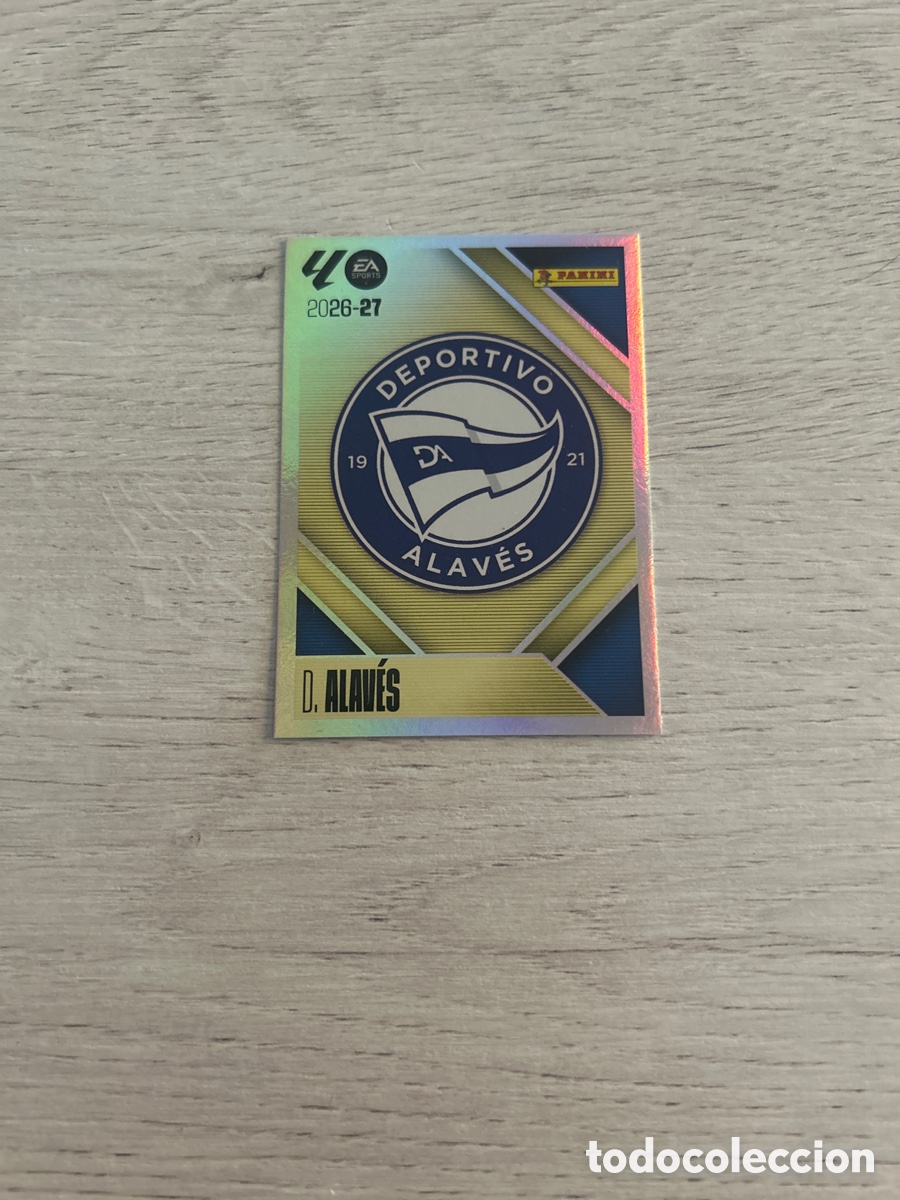 Cromos de f&uacute;tbol: Escudo 1 Alav&eacute;s Liga Este 2026/27 26-27 Panini