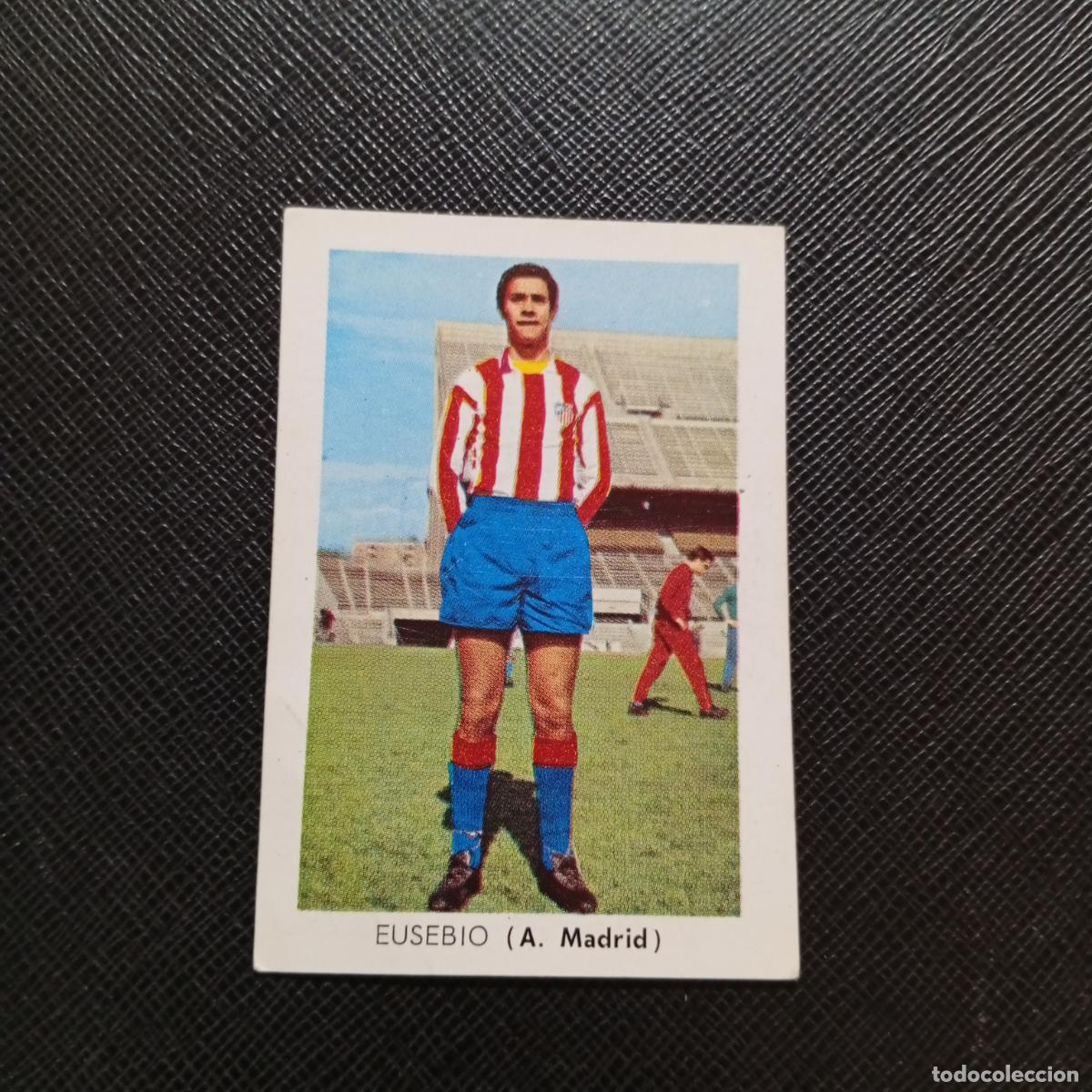 Cromos de f&uacute;tbol: EUSEBIO AT MADRID FHER 1970 1971 CROMO FUTBOL 70 71 LIGA - SIN PEGAR - A70 PG451