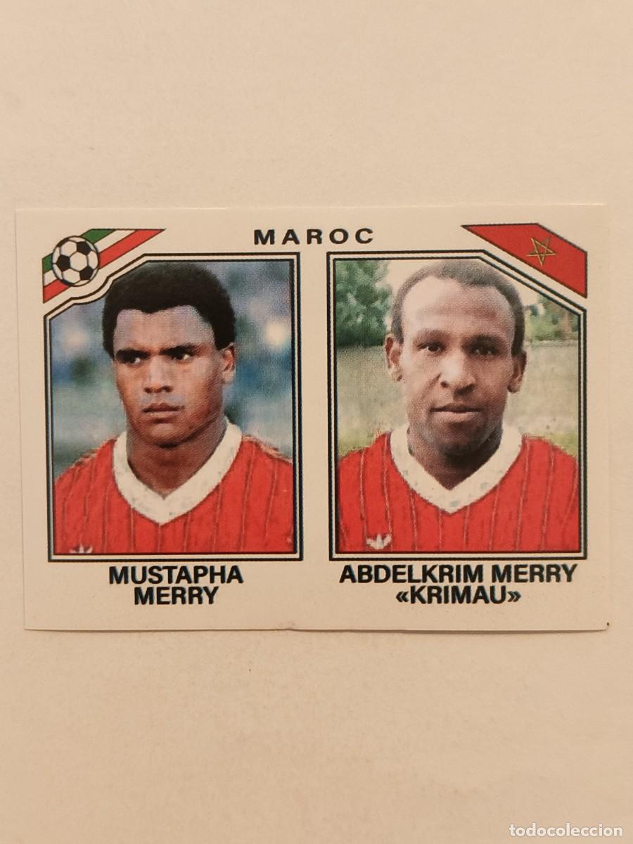 Cromos de f&uacute;tbol: #426 MUSTAPHA MERRY-ABDELKRIM MERRY &rdquo;KRIMAU&rdquo; (MARRUECOS) MUNDIAL MEXICO 86 PANINI