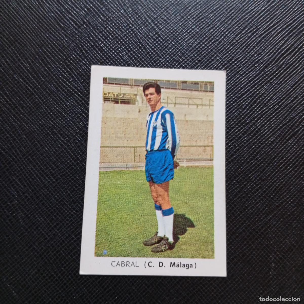 Cromos de f&uacute;tbol: CABRAL MALAGA FHER 1970 1971 CROMO FUTBOL 70 71 LIGA - SIN PEGAR - A70 PG451