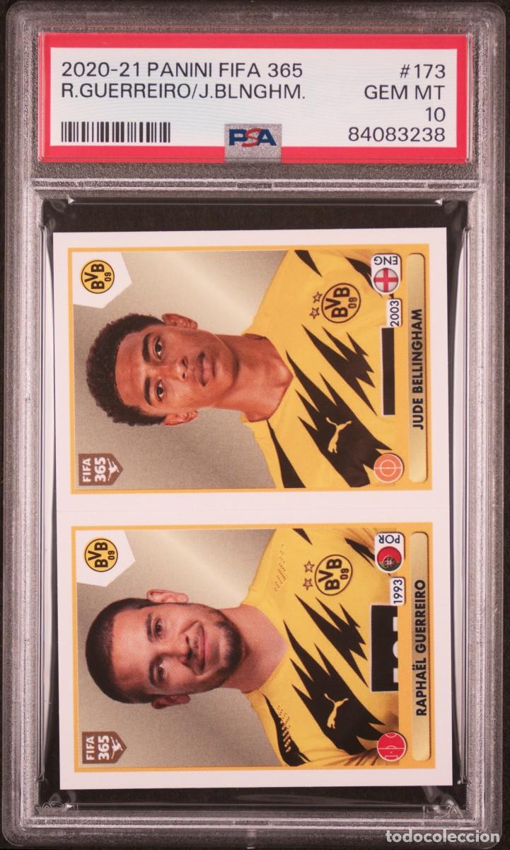 Cromos de f&uacute;tbol: RC Bellingham/Guerreiro #173 Borussia Dortmund Panini Fifa 365 2020 21 PSA 10