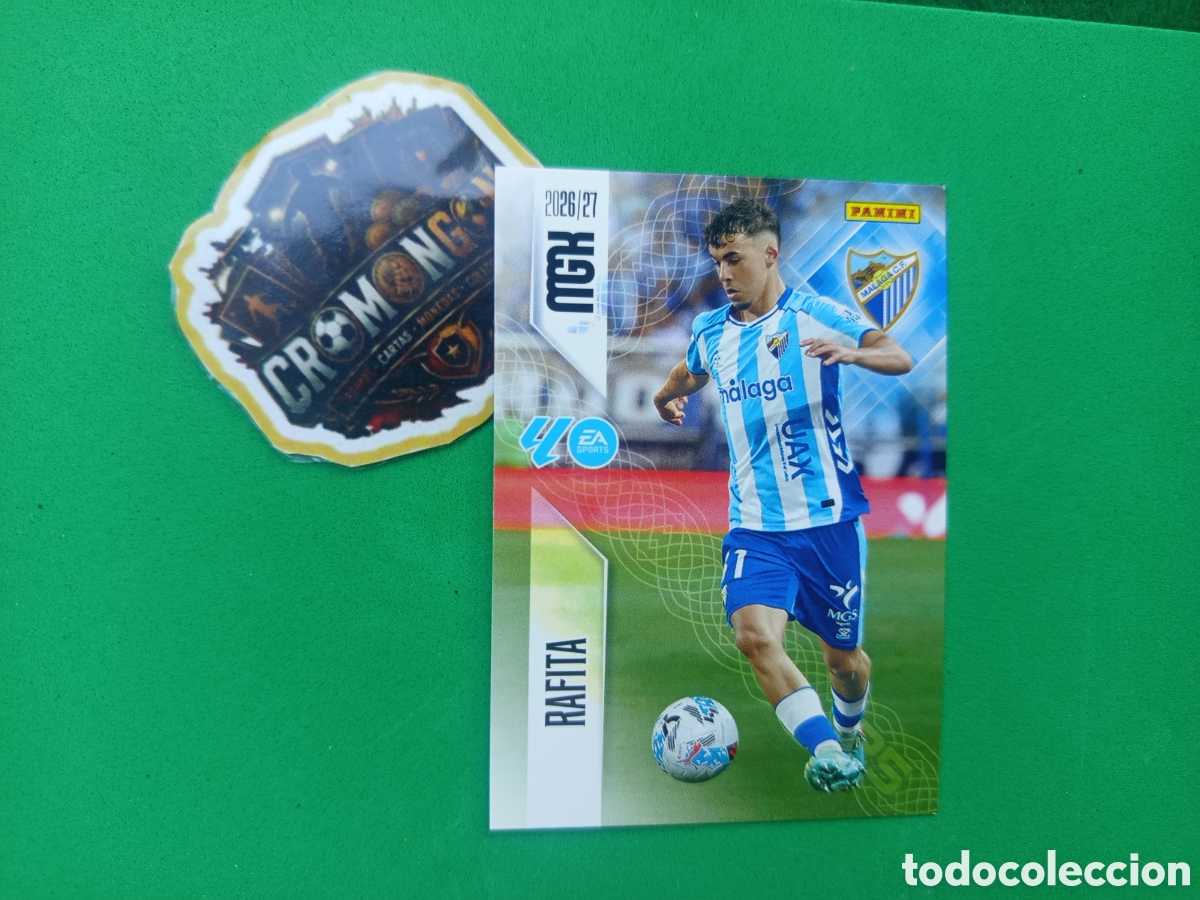 Cromos de f&uacute;tbol: ❇️ CROMO ⚽ CARD RAFITA M&Aacute;LAGA MEGACRACKS LIGA 26 27 MGKS 2026 2027 ❇️