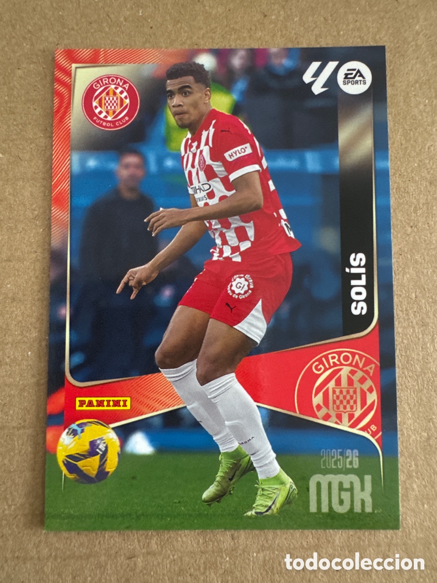 Cromos de f&uacute;tbol: # 191 Sol&iacute;s Girona Megacracks 25 26 2025 2026 MGK