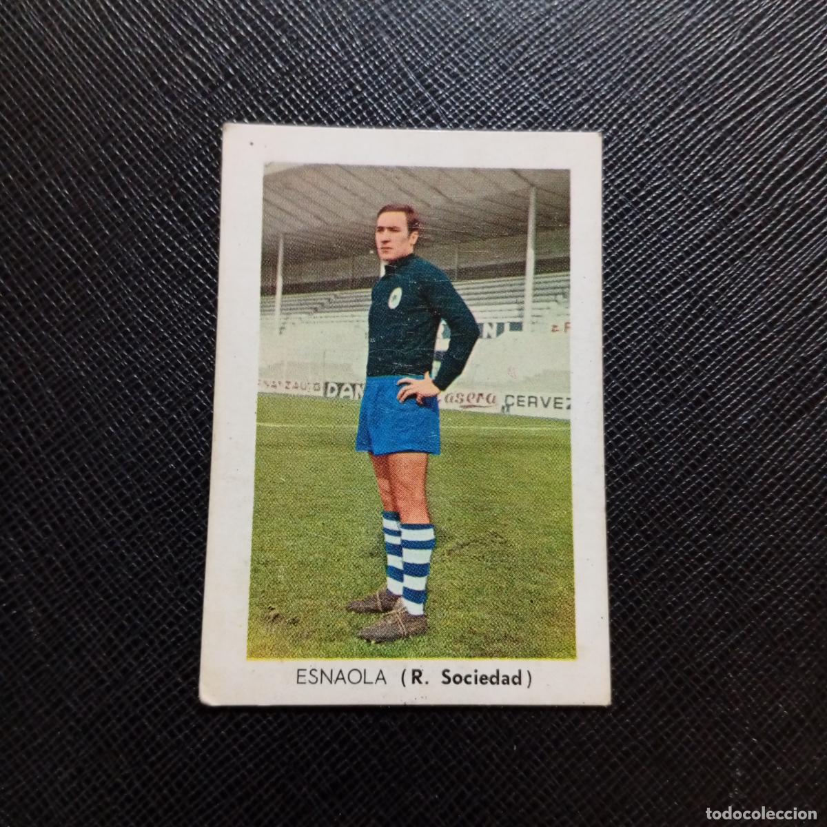 Cromos de f&uacute;tbol: ESNAOLA REAL SOCIEDAD FHER 1970 1971 CROMO FUTBOL 70 71 LIGA - SIN PEGAR - A70 PG460