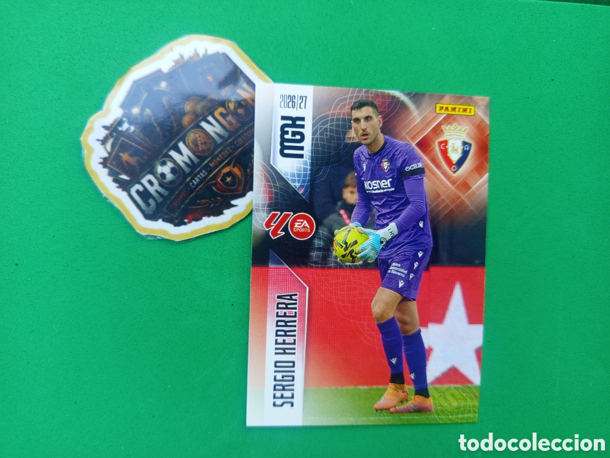 Cromos de f&uacute;tbol: ❇️ CROMO ⚽ CARD SERGIO HERRERA OSASUNA MEGACRACKS LIGA 26 27 MGKS 2026 2027 ❇️