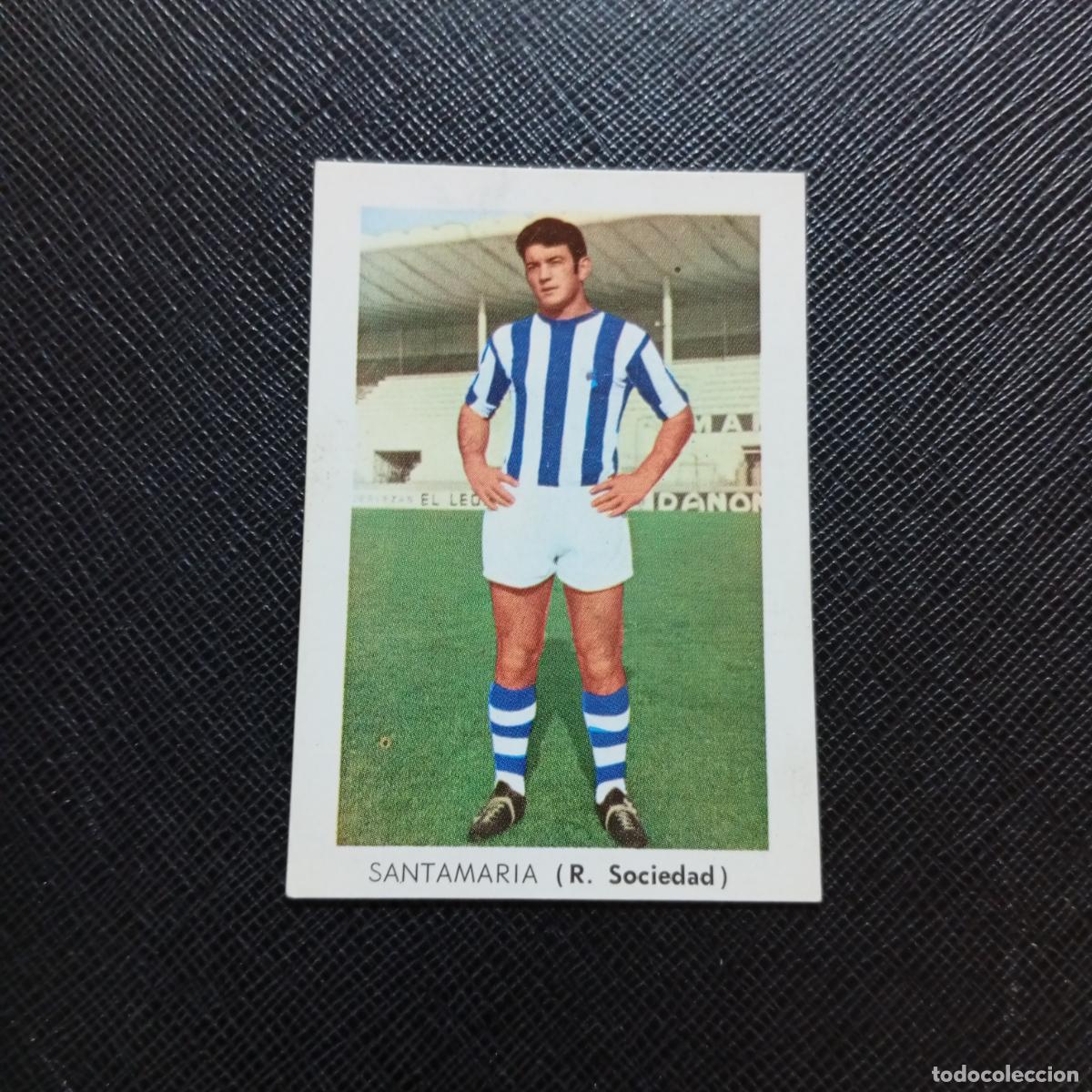 Cromos de f&uacute;tbol: SANTAMARIA REAL SOCIEDAD FHER 1970 1971 CROMO FUTBOL 70 71 LIGA - SIN PEGAR - A70 PG469