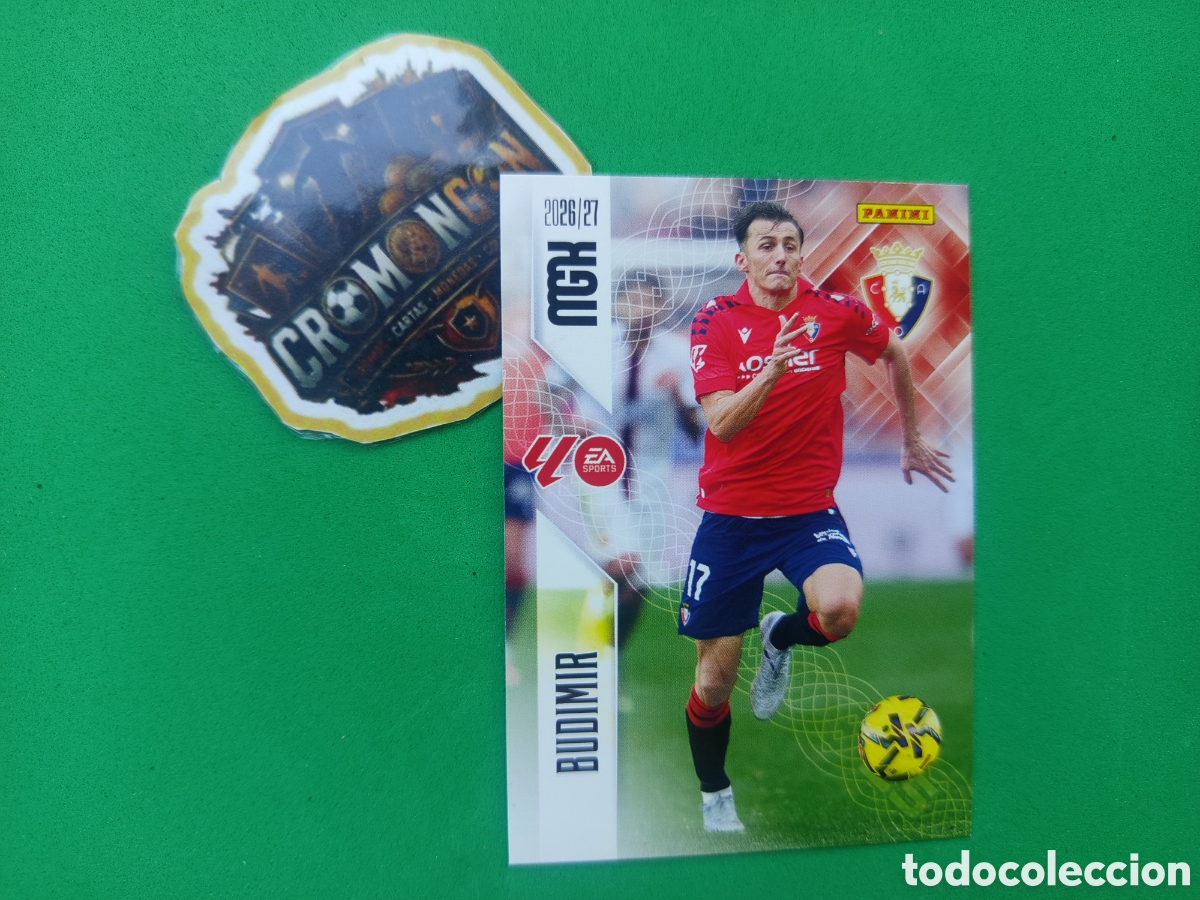 Cromos de f&uacute;tbol: ❇️ CROMO ⚽ CARD BUDIMIR OSASUNA MEGACRACKS LIGA 26 27 MGKS 2026 2027 ❇️