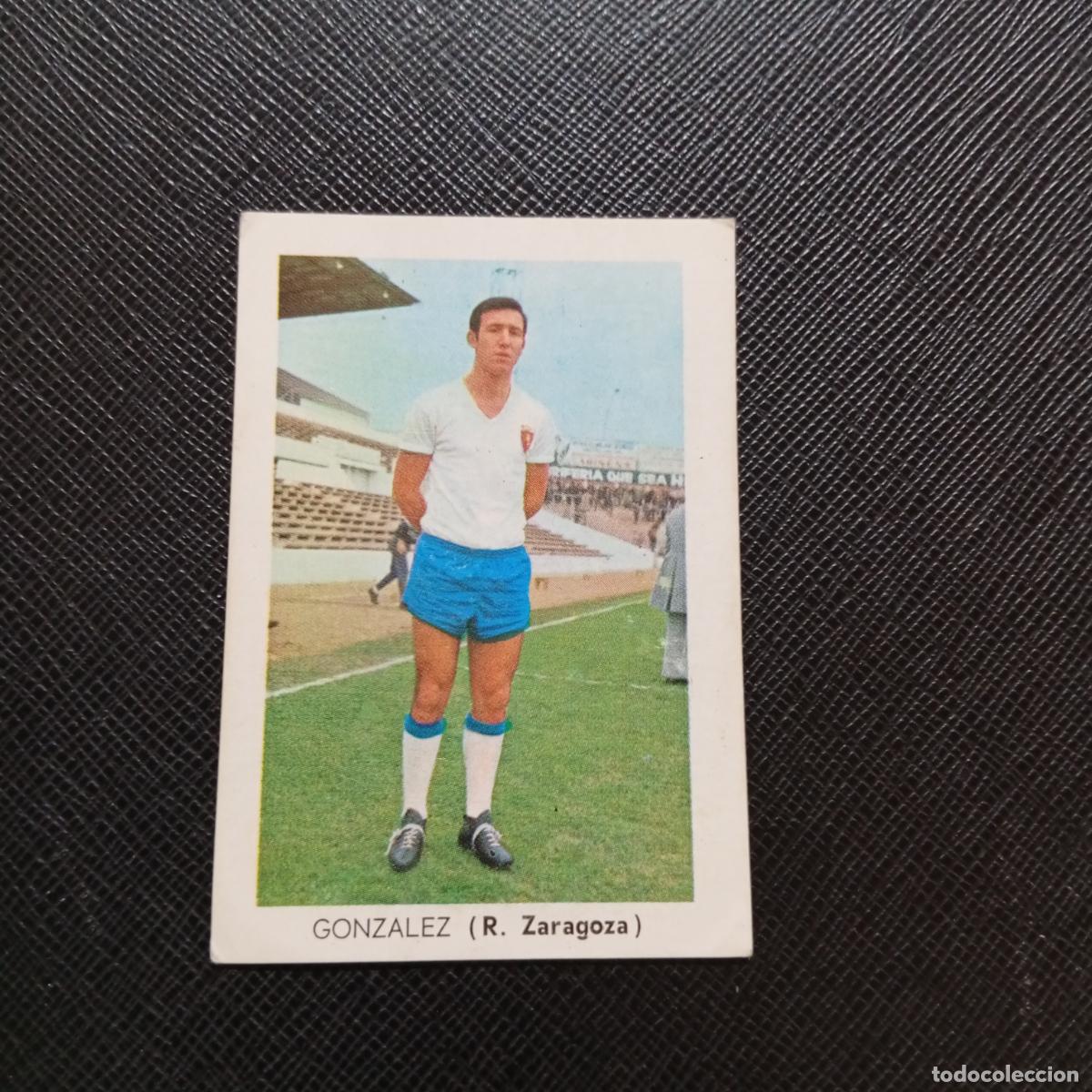 Cromos de f&uacute;tbol: GONZALEZ ZARAGOZA FHER 1970 1971 CROMO FUTBOL 70 71 LIGA - SIN PEGAR - A70 PG469