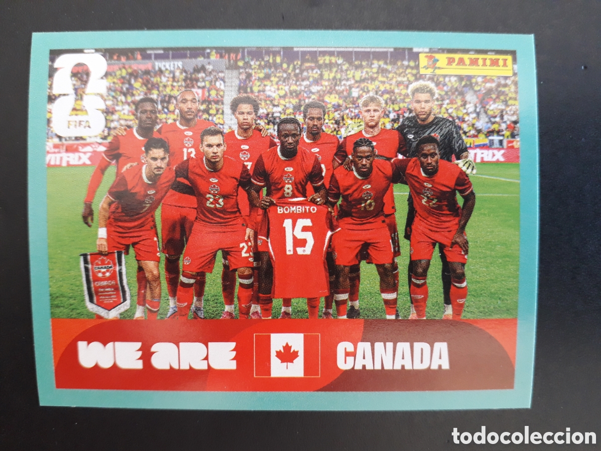Cromos de f&uacute;tbol: EQUIPO CANAD&Aacute; CAN 13 MUNDIAL F&Uacute;TBOL 2026 FIFA WORLD CUP PANINI SIN PEGAR PEDIDO M&Iacute;NIMO 3&euro;