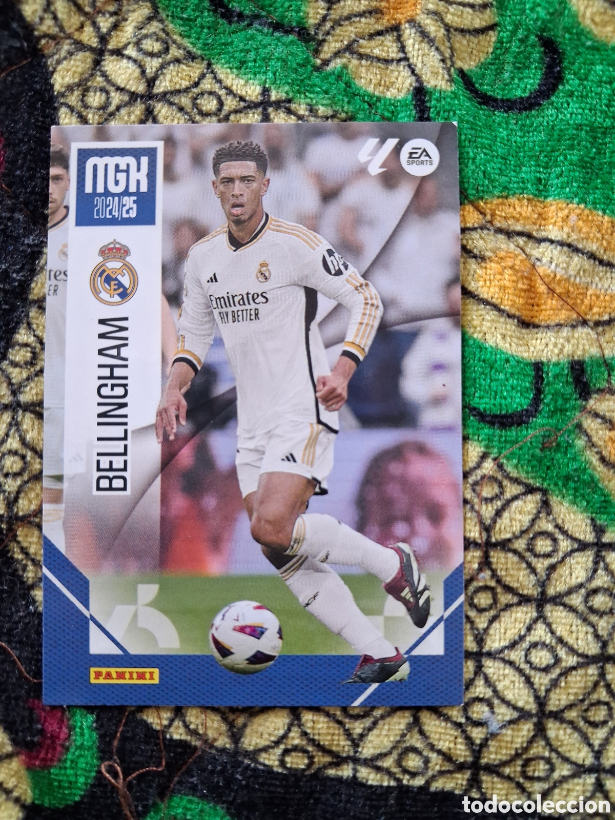 Cromos de f&uacute;tbol: Bellingham N&ordm; 230 Real Madrid LaLiga Santander Megacracks 2024 2025 Panini 24 25