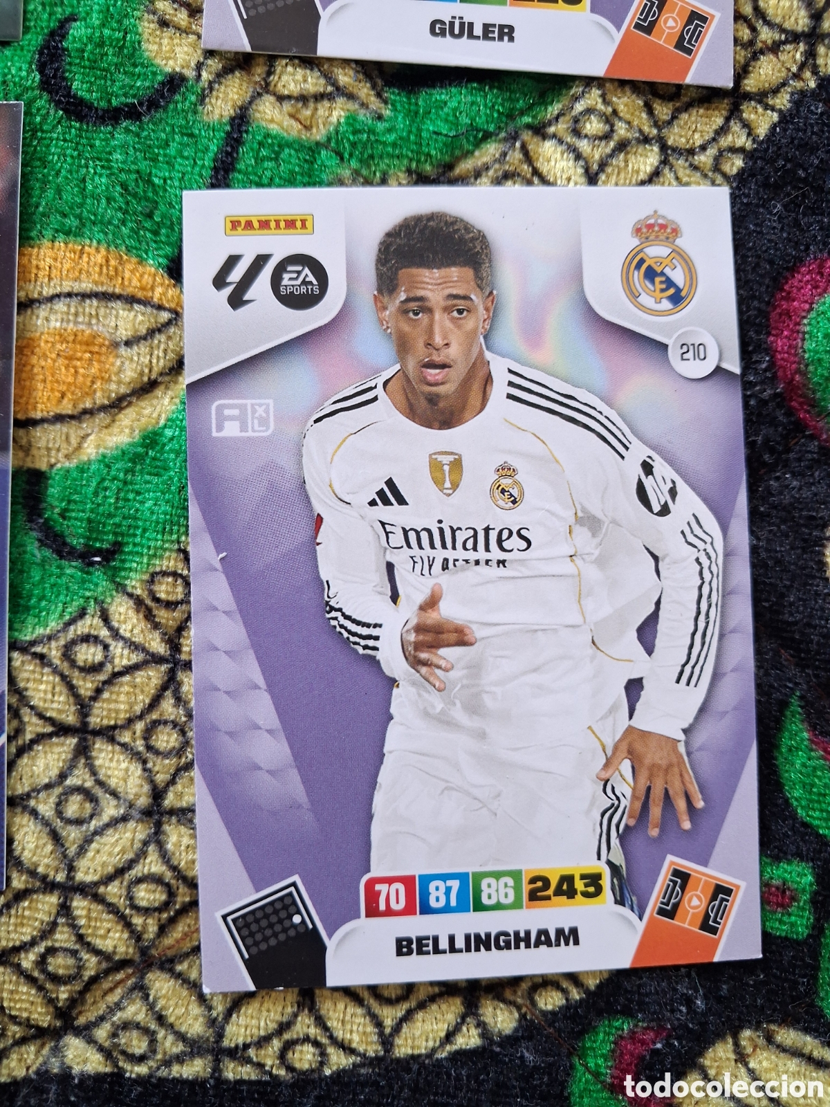 Cromos de f&uacute;tbol: Real Madrid 210 BELLINGHAM Adrenalyn 2025-26