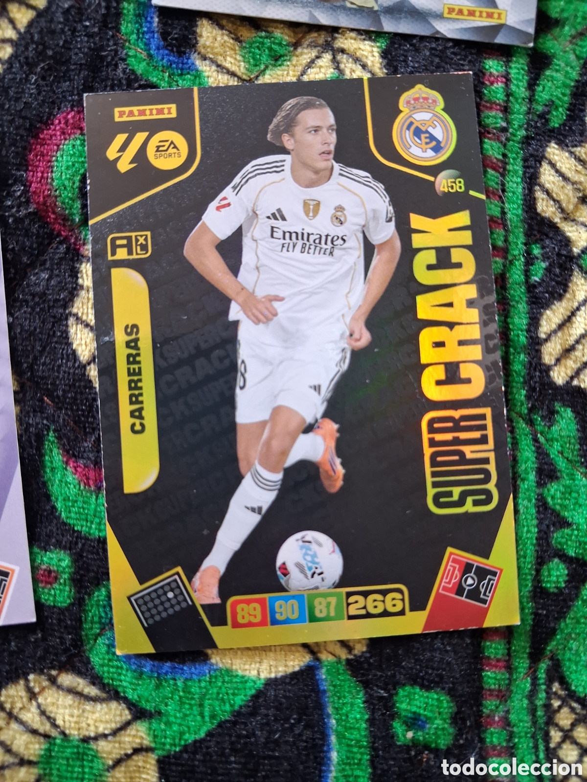 Cromos de f&uacute;tbol: CARRERAS SUPERCRACK NUMERO 458 ADRENALYN 2025 2026