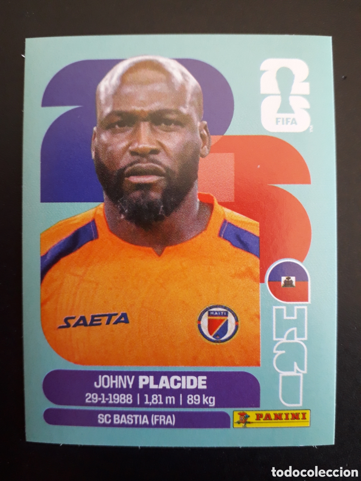 Cromos de f&uacute;tbol: PLACIDE HAIT&Iacute; HAI 2 MUNDIAL F&Uacute;TBOL 2026 FIFA WORLD CUP PANINI SIN PEGAR PEDIDO M&Iacute;NIMO 3&euro;