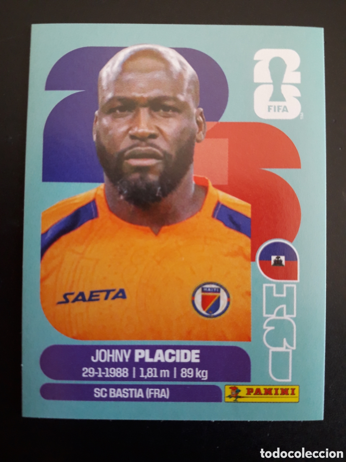 Cartes &agrave; collectionner de Football: PLACIDE HAIT&Iacute; HAI 2 MUNDIAL F&Uacute;TBOL 2026 FIFA WORLD CUP PANINI SIN PEGAR PEDIDO M&Iacute;NIMO 3&euro;