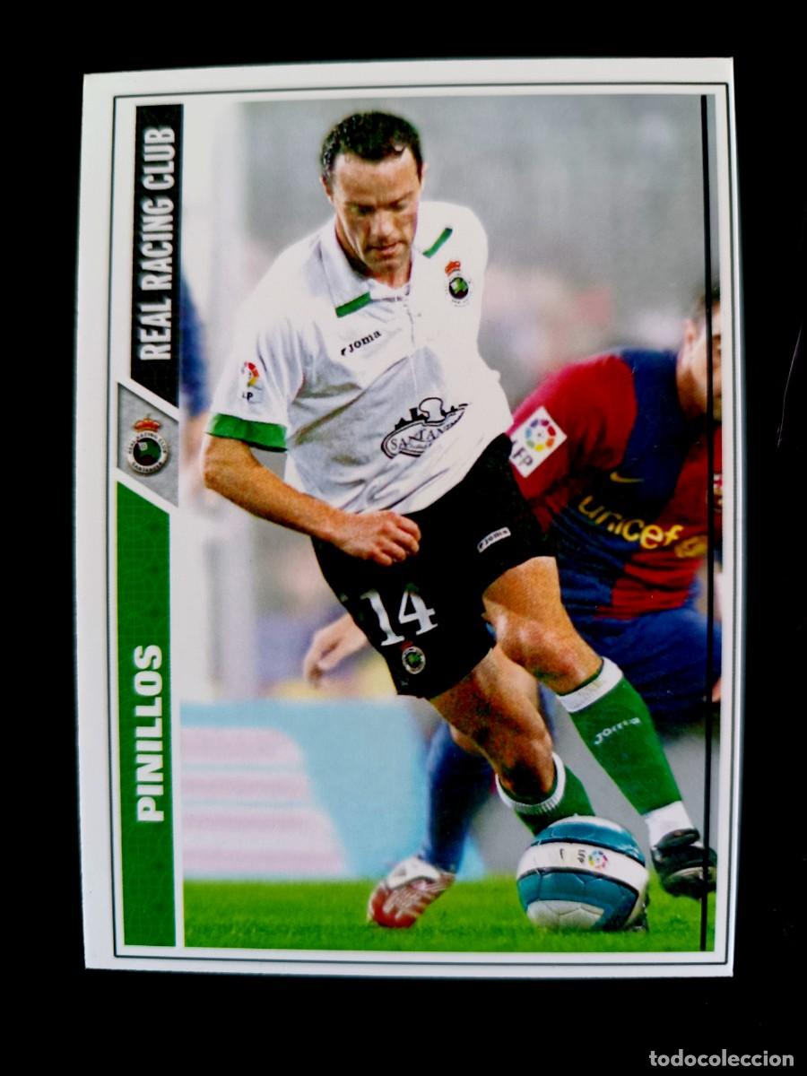 Football Stickers: 254 PINILLOS (RAREZA) - RACING DE SANTANDER - MUNDICROMO 2008