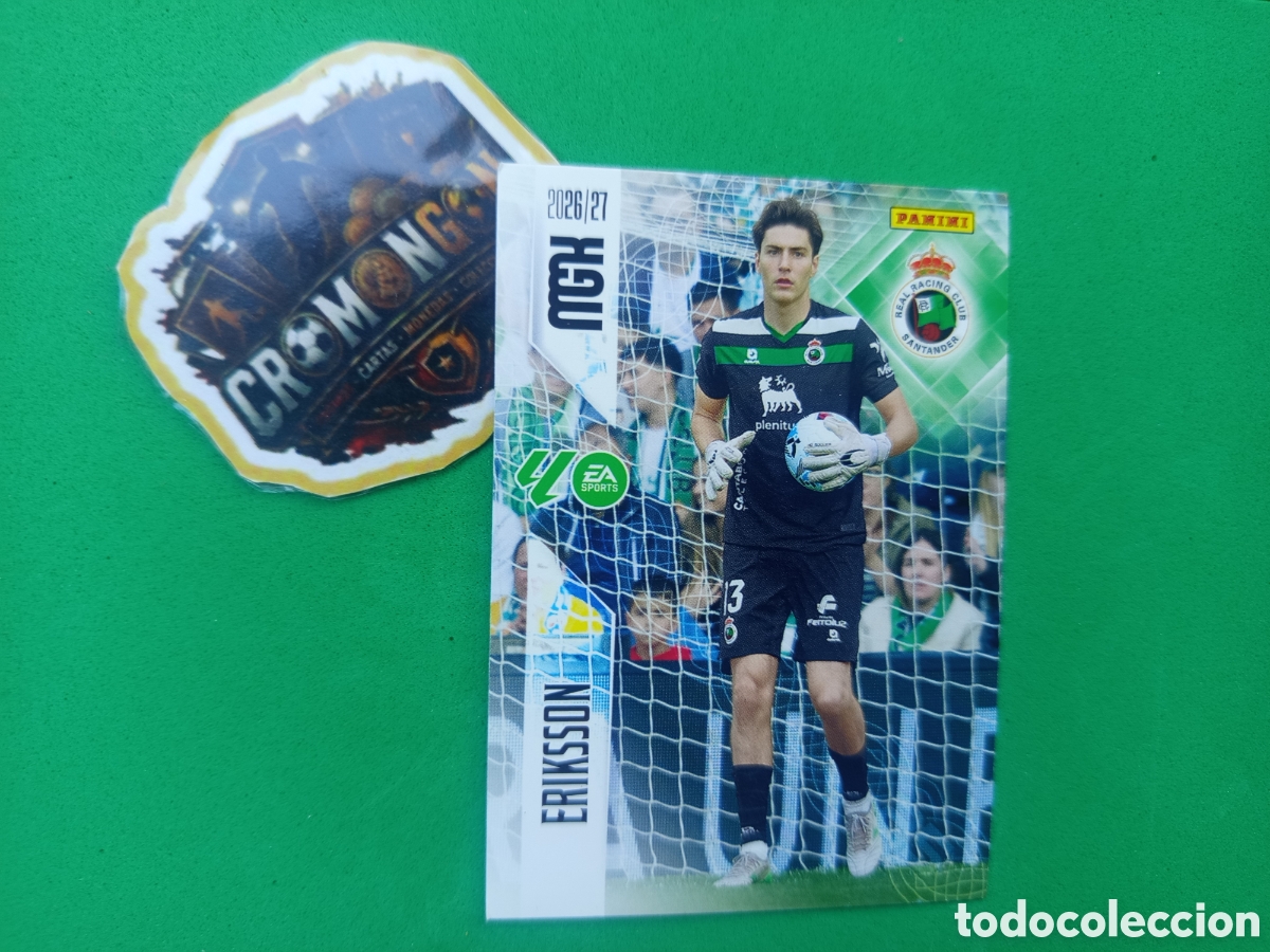Football Stickers: ❇️ CROMO ⚽ CARD ERIKSSON RACING DE SANTANDER 273 MEGACRACKS LIGA 26 27 MGKS 2026 2027 ❇️