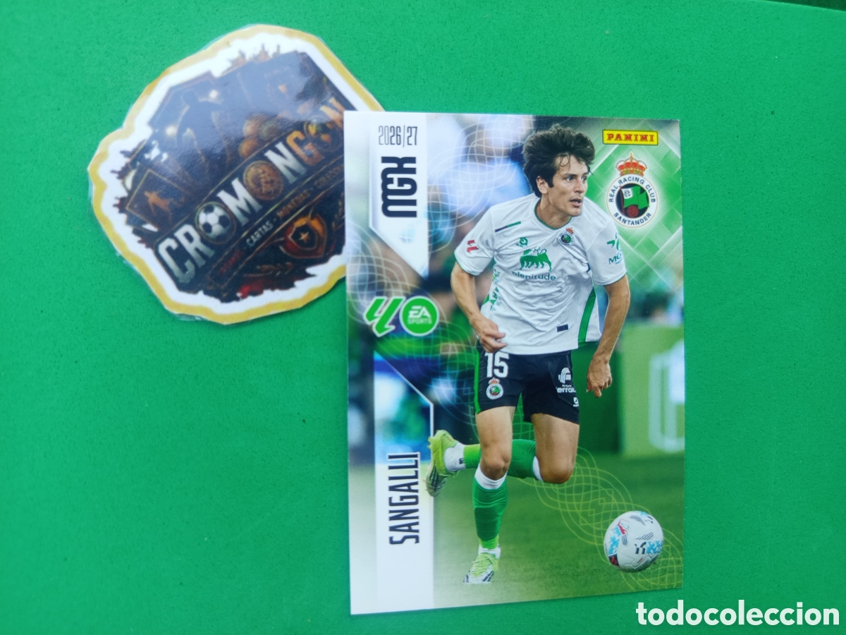 Football Stickers: ❇️ CROMO ⚽ CARD SANGALLI RACING DE SANTANDER 275 MEGACRACKS LIGA 26 27 MGKS 2026 2027 ❇️