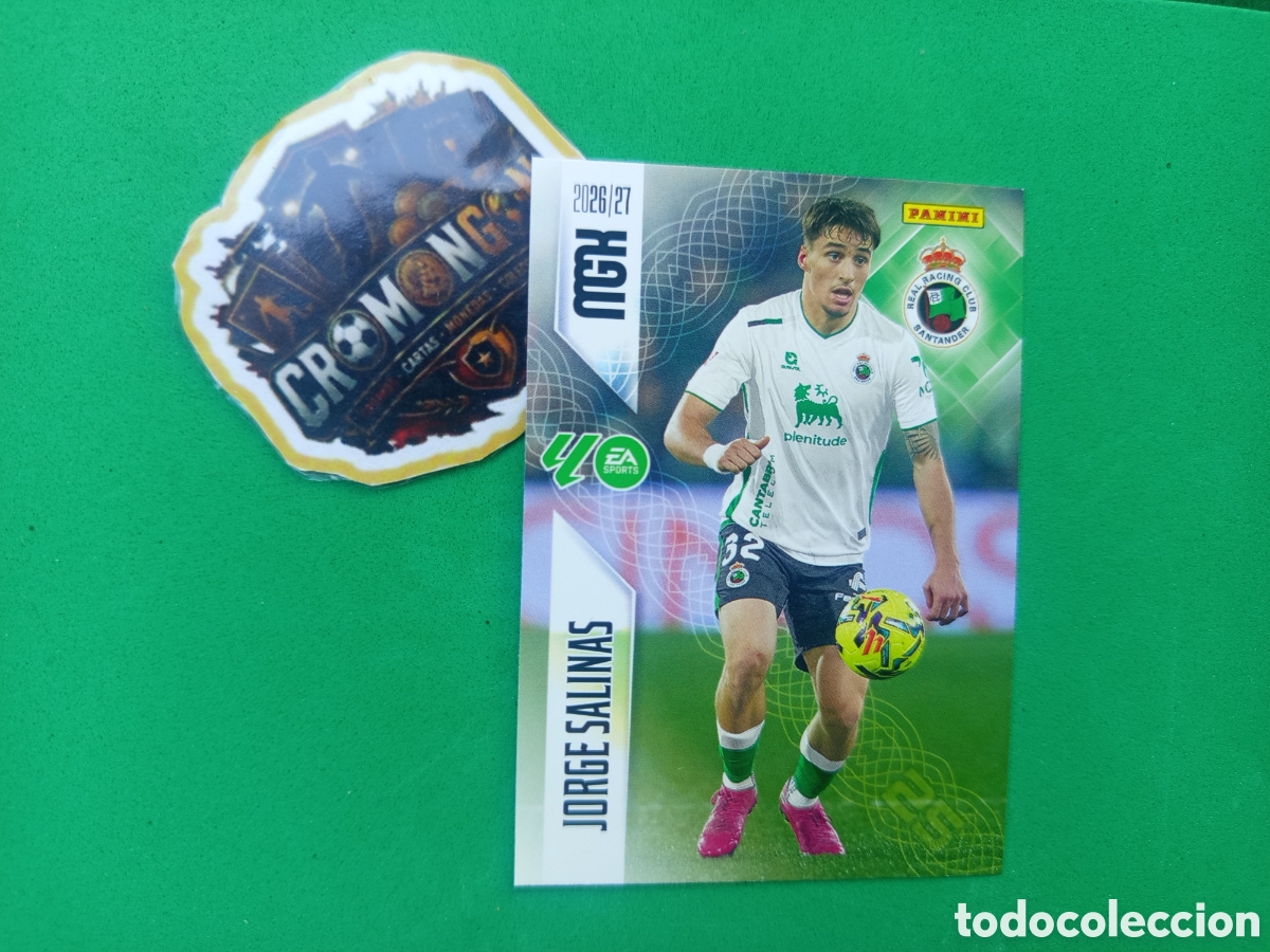 Football Stickers: ❇️ CROMO ⚽ CARD JORGE SALINAS RACING DE SANTANDER 279 MEGACRACKS LIGA 26 27 MGKS 2026 2027 ❇️