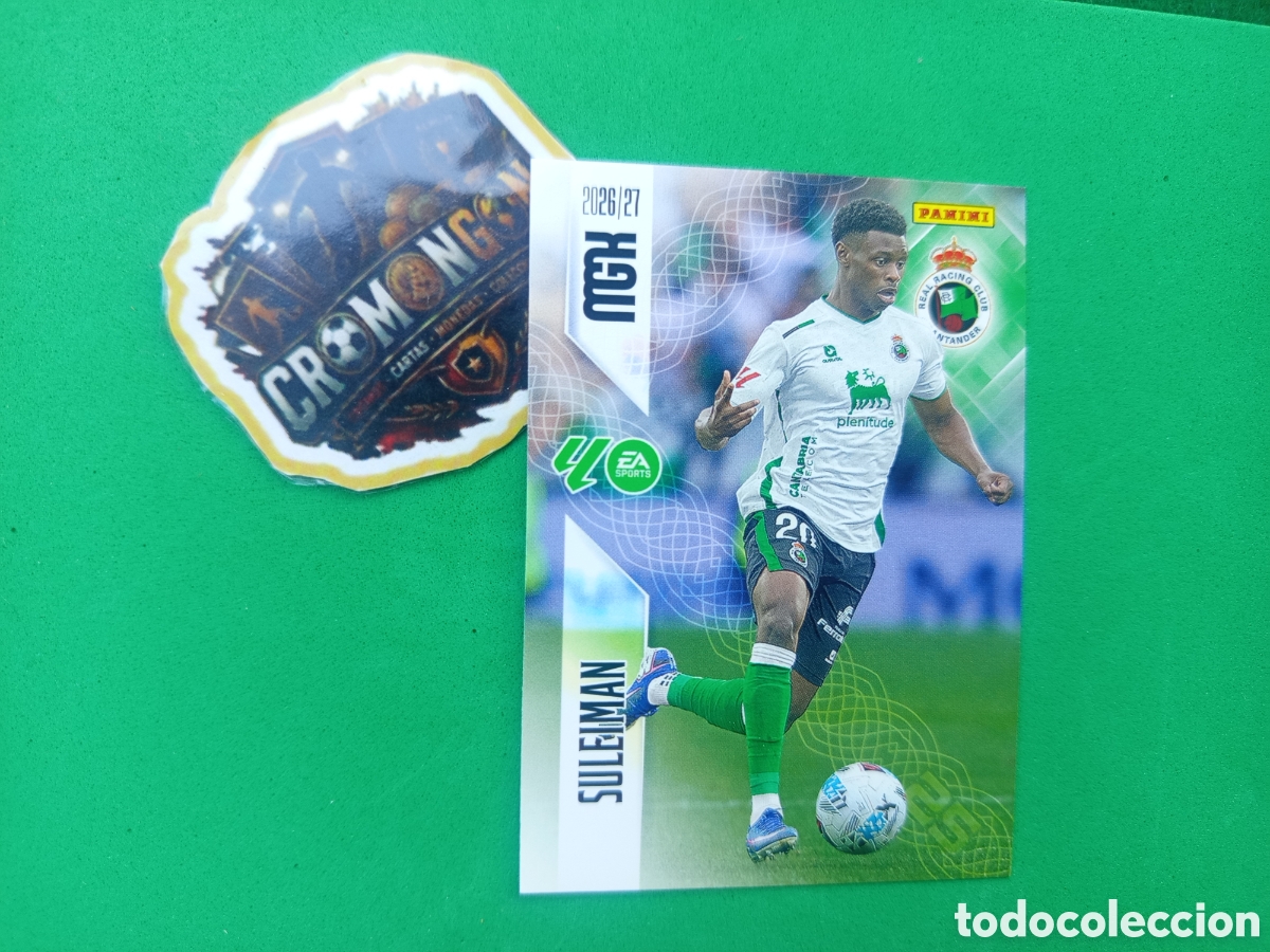 Football Stickers: ❇️ CROMO ⚽ CARD SULEIMAN RACING DE SANTANDER 284 MEGACRACKS LIGA 26 27 MGKS 2026 2027 ❇️
