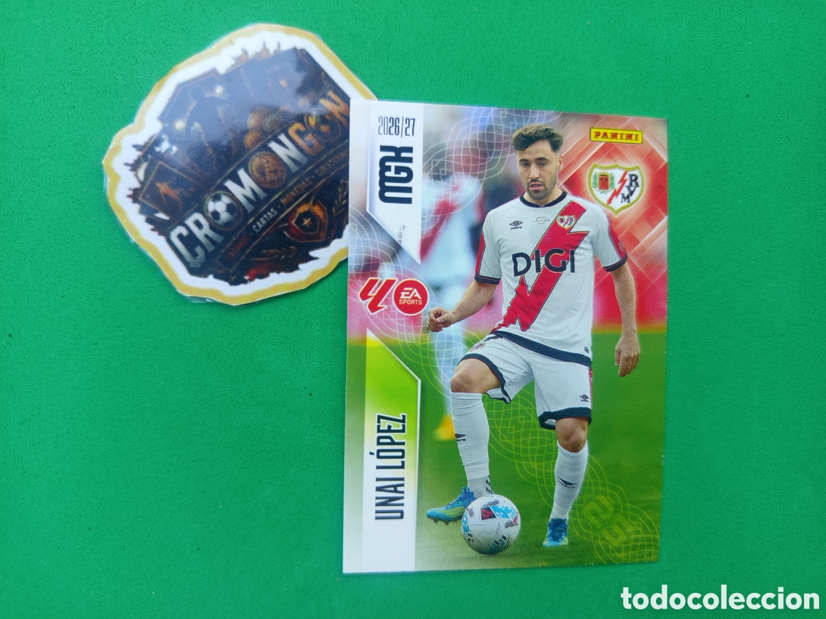 Football Stickers: ❇️ CROMO ⚽ CARD UNAI L&Oacute;PEZ RAYO VALLECANO 301 MEGACRACKS LIGA 26 27 MGKS 2026 2027 ❇️