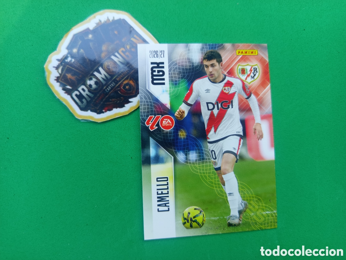 Cartes &agrave; collectionner de Football: ❇️ CROMO ⚽ CARD CAMELLO RAYO VALLECANO 305 MEGACRACKS LIGA 26 27 MGKS 2026 2027 ❇️