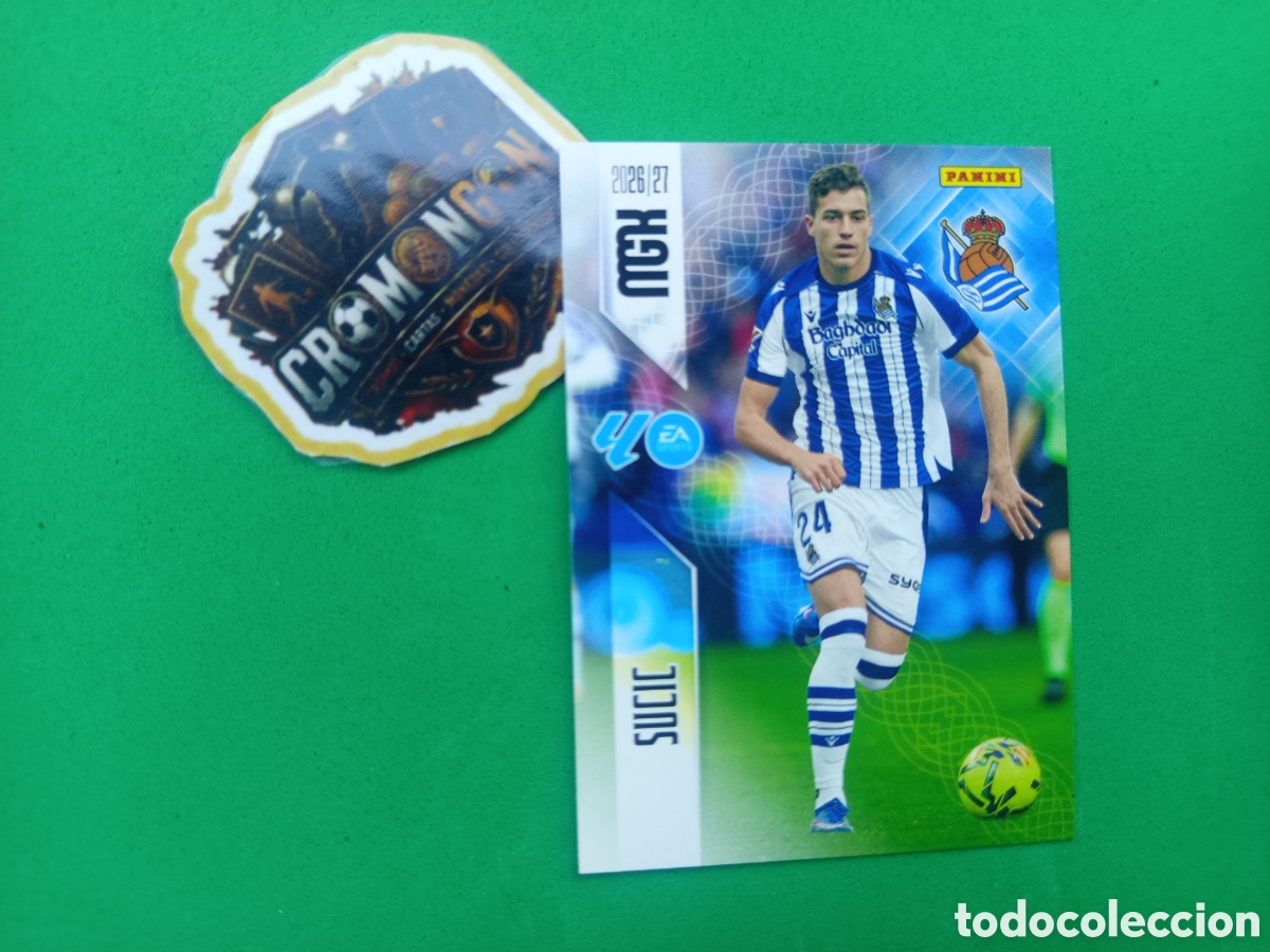 Cartes &agrave; collectionner de Football: ❇️ CROMO ⚽ CARD SUCIC REAL SOCIEDAD 320 MEGACRACKS LIGA 26 27 MGKS 2026 2027 ❇️
