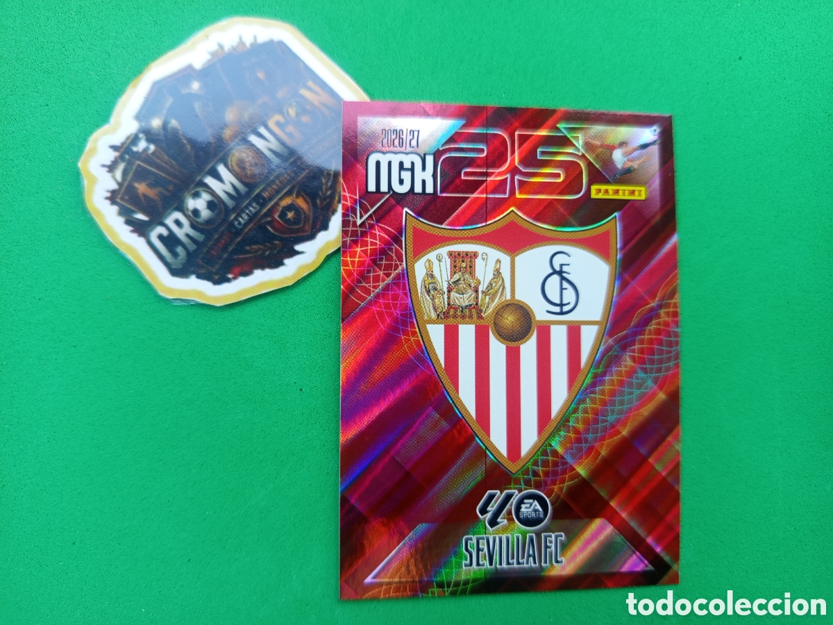 Cartes &agrave; collectionner de Football: ❇️ CROMO ⚽ CARD ESCUDO SEVILLA 325 MEGACRACKS LIGA 26 27 MGKS 2026 2027 ❇️