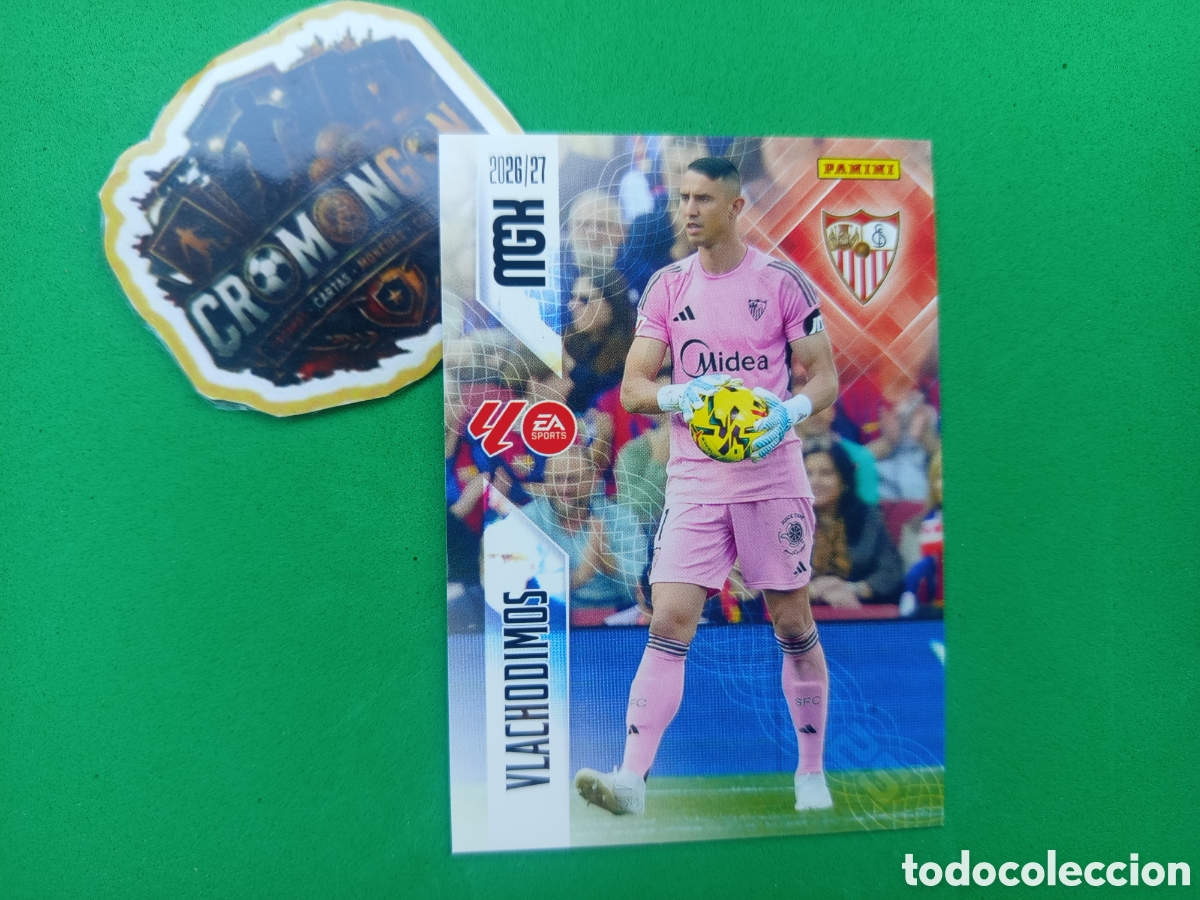 Cromos de f&uacute;tbol: ❇️ CROMO ⚽ CARD VLACHODIMOS SEVILLA 326 MEGACRACKS LIGA 26 27 MGKS 2026 2027 ❇️