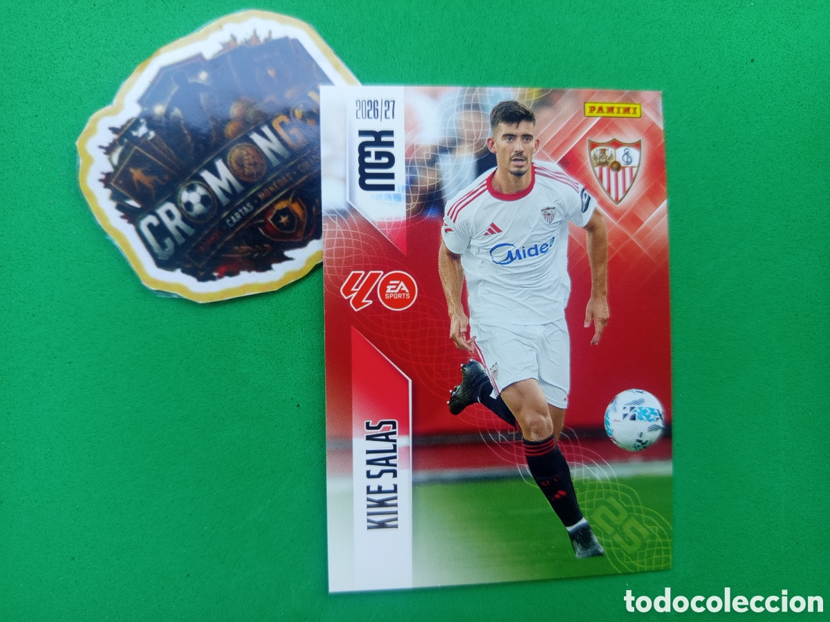 Cromos de f&uacute;tbol: ❇️ CROMO ⚽ CARD KIKE SALAS SEVILLA 330 MEGACRACKS LIGA 26 27 MGKS 2026 2027 ❇️