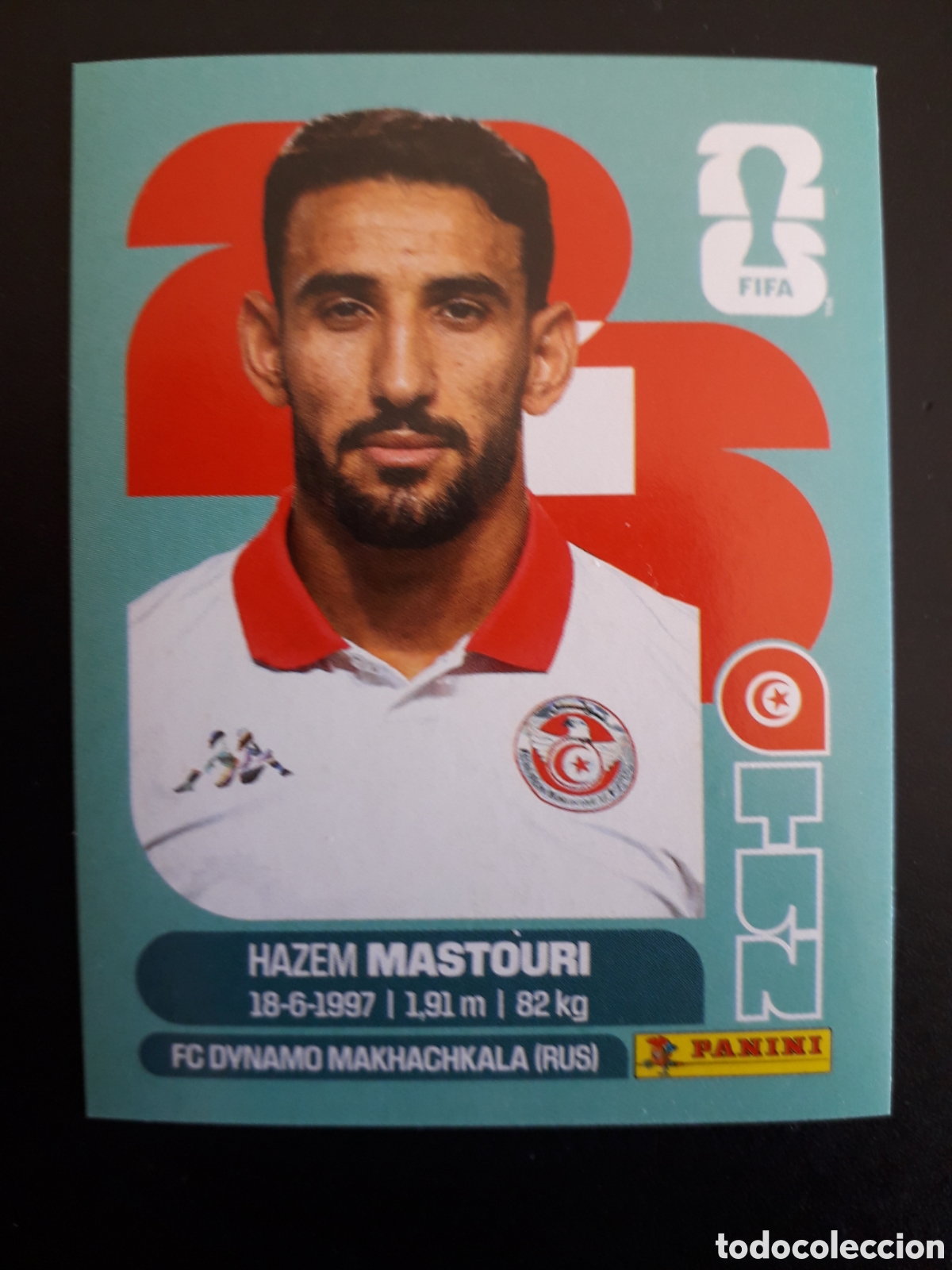 Cromos de f&uacute;tbol: MASTOURI T&Uacute;NEZ TUN 17 MUNDIAL F&Uacute;TBOL 2026 FIFA WORLD CUP PANINI SIN PEGAR PEDIDO M&Iacute;NIMO 3&euro;