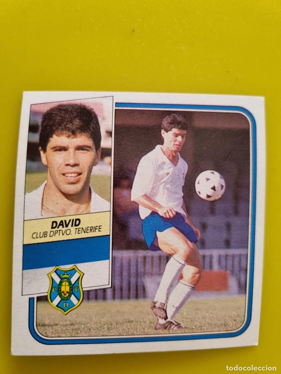Cromos de f&uacute;tbol: CROMO DE FUTBOL LIGA ESTE 89 90 1989 1990 NUNCA PEGADO SIN PEGAR DAVID CD TENERIFE AR926