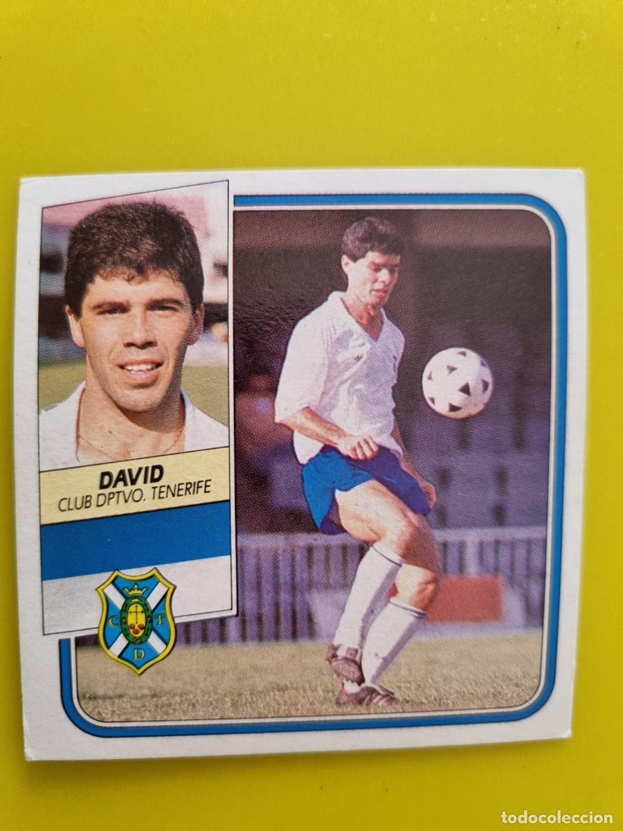 Cromos de f&uacute;tbol: CROMO DE FUTBOL LIGA ESTE 89 90 1989 1990 NUNCA PEGADO SIN PEGAR DAVID CD TENERIFE AR926