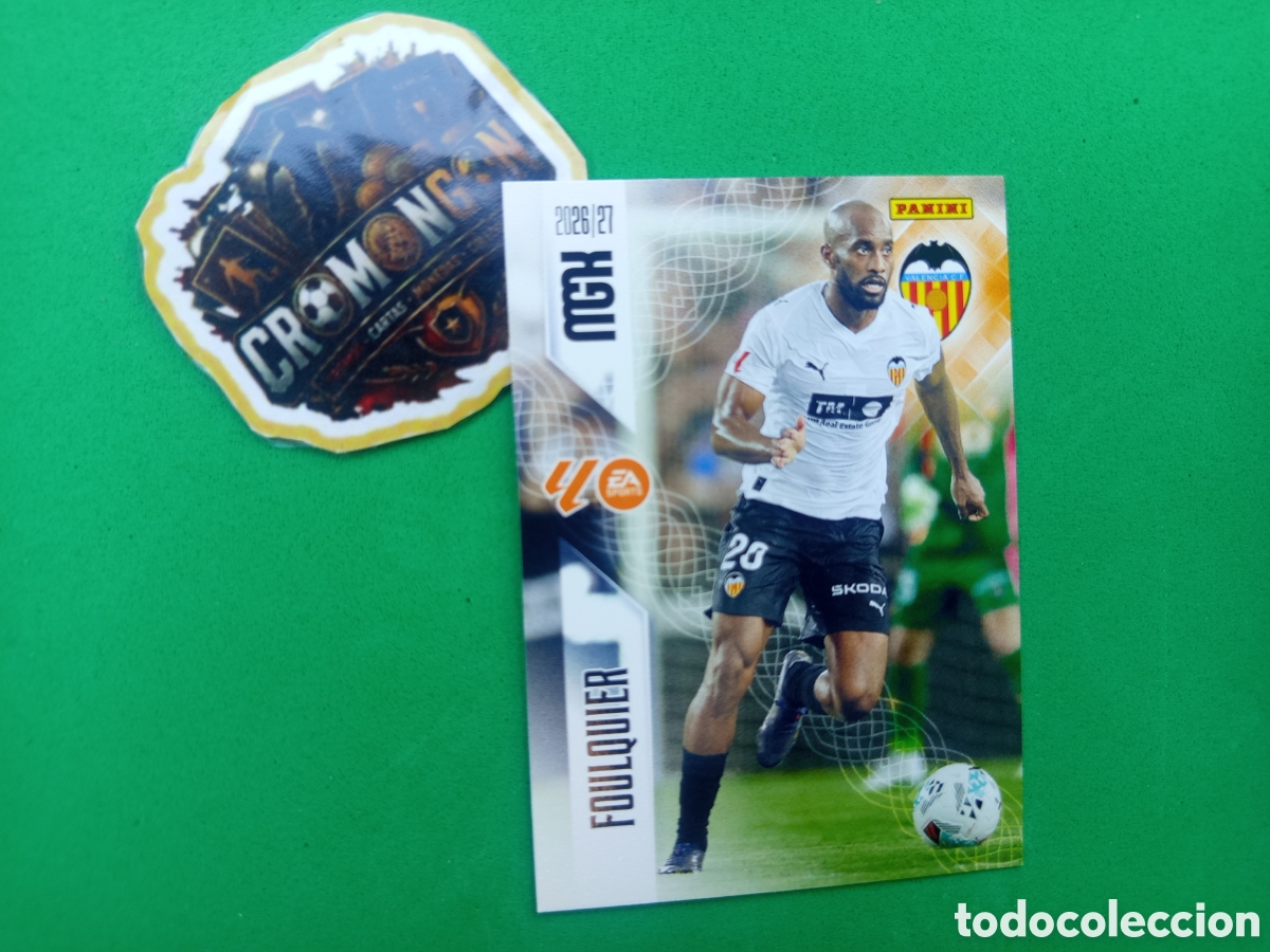 Cromos de f&uacute;tbol: ❇️ CROMO ⚽ CARD FOULQUIER VALENCIA 346 MEGACRACKS LIGA 26 27 MGKS 2026 2027 ❇️