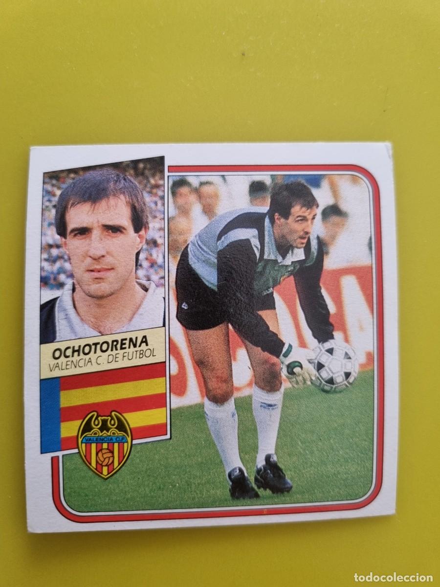 Cromos de f&uacute;tbol: CROMO DE FUTBOL LIGA ESTE 89 90 1989 1990 NUNCA PEGADO SIN PEGAR OCHOTORENA VALENCIA AR926