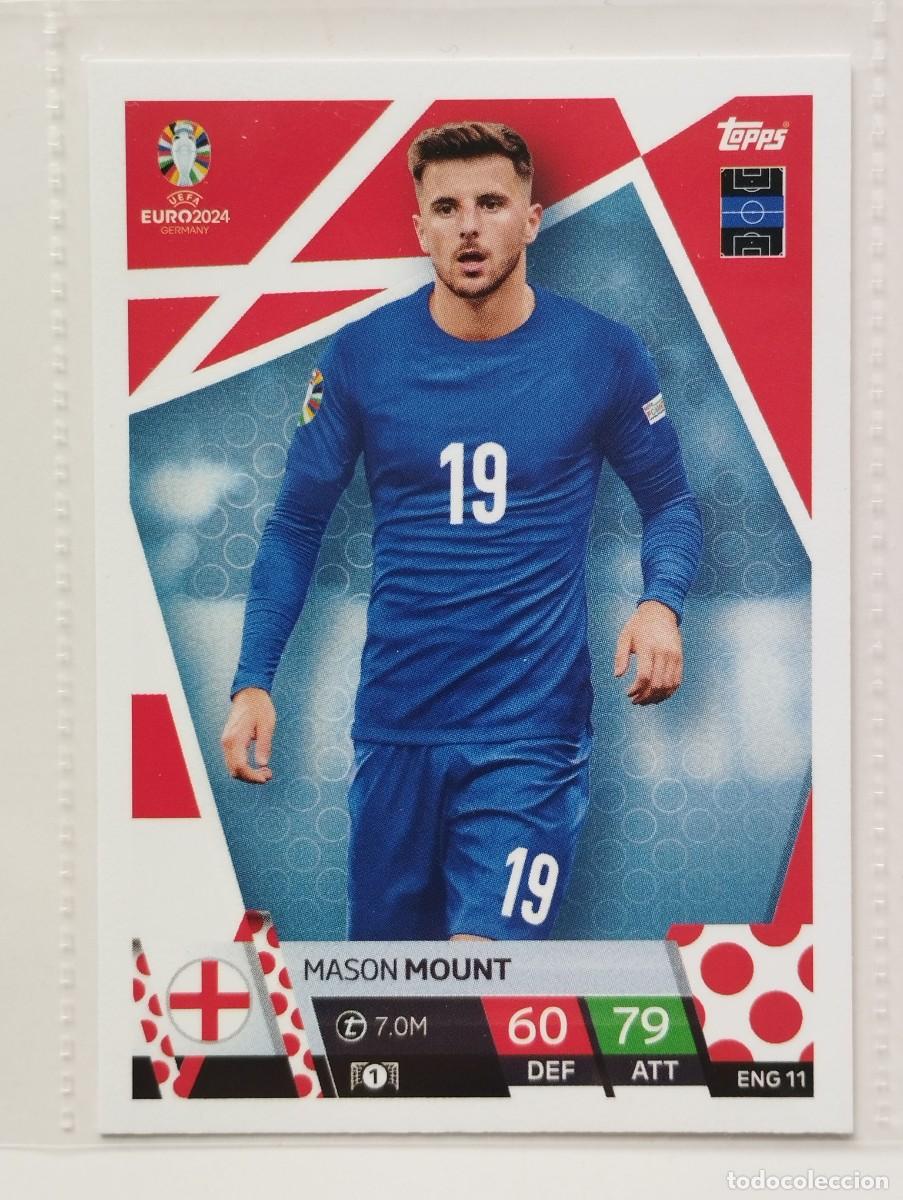 Figurine di Calcio: CROMO CARD EURO 24 EUROCOPA 2024 MATCH ATTAX INGLATERRA ENG11 MASON MOUNT