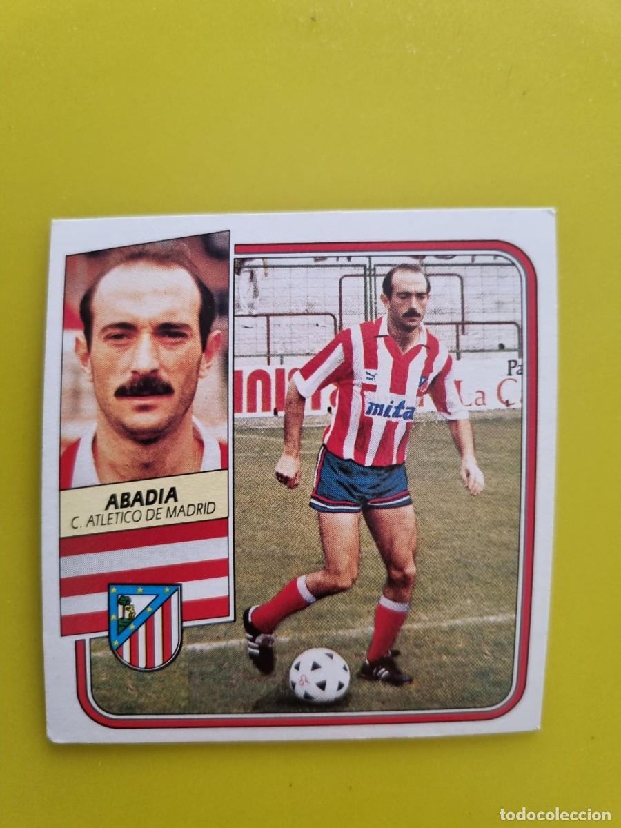 Cromos de Futebol: CROMO LIGA ESTE 89 90 1989 1990 NUNCA PEGADO SIN PEGAR ABADIA AT DE MADRID FICHAJE N&ordm;4 AR926