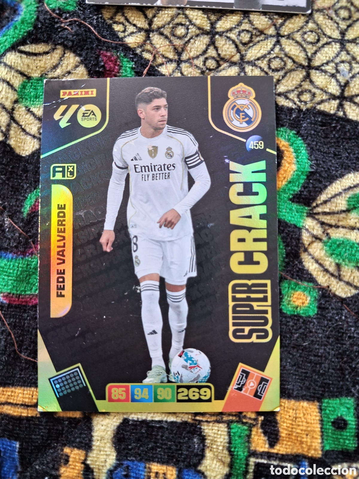 Cromos de Futebol: Adrenanlyn 25/26 - Fede Valverde - N&deg; 459 - R. Madrid - ( Super Crack )