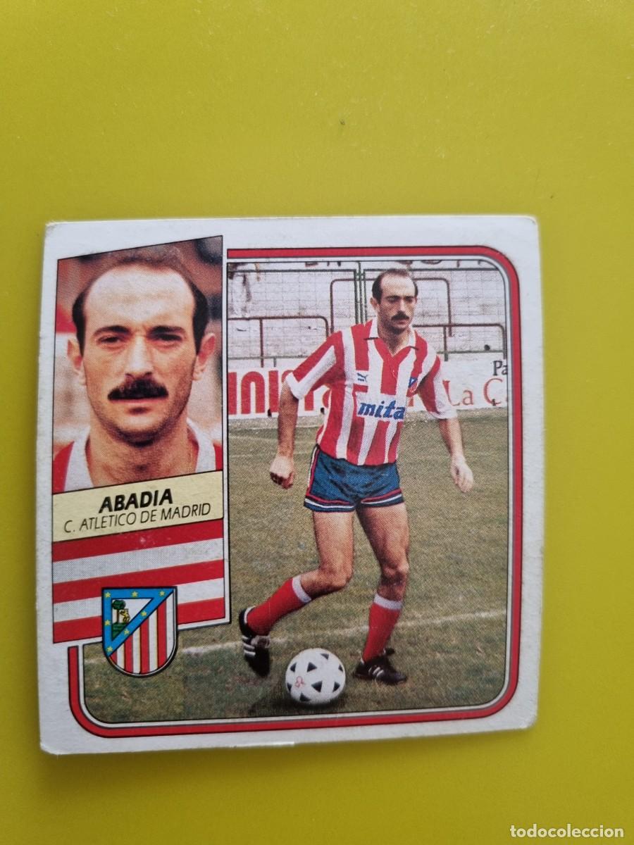 Cromos de f&uacute;tbol: CROMO LIGA ESTE 89 90 1989 1990 NUNCA PEGADO SIN PEGAR ABADIA AT DE MADRID FICHAJE N&ordm;4 AR926