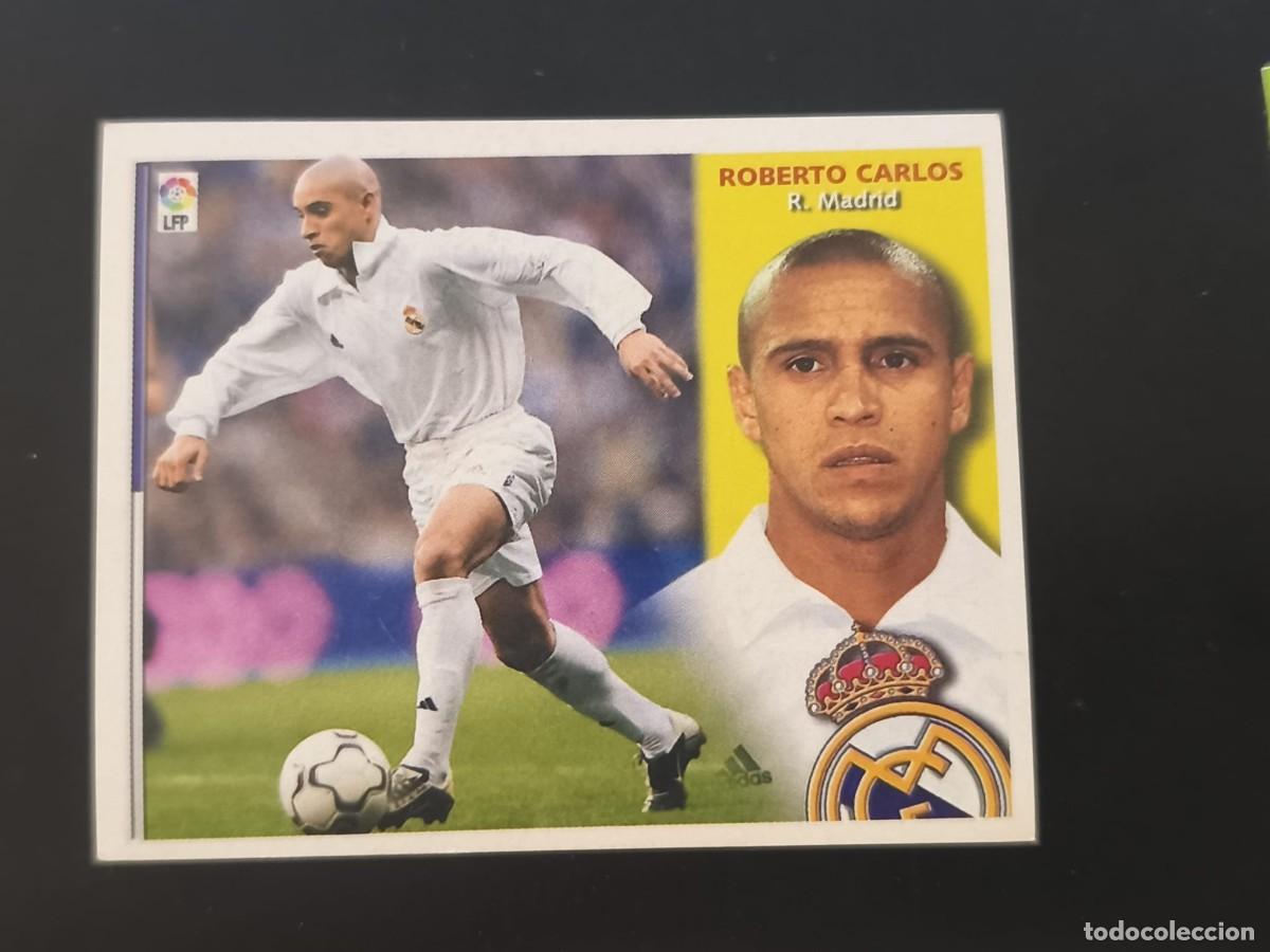 Cromos de f&uacute;tbol: EDICIONES ESTE 2002 2003 02 03 REAL MADRID ROBERTO CARLOS SIN PEGAR