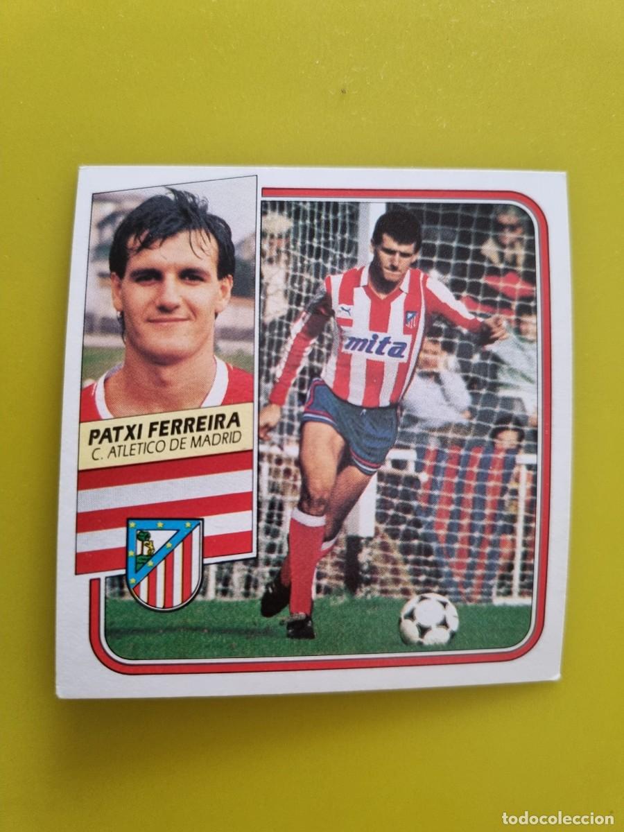Cromos de f&uacute;tbol: CROMO LIGA ESTE 89 90 1989 1990 NUNCA PEGADO SIN PEGAR PATXI FERREIRA AT MADRID FICHAJE N&ordm;10 AR926