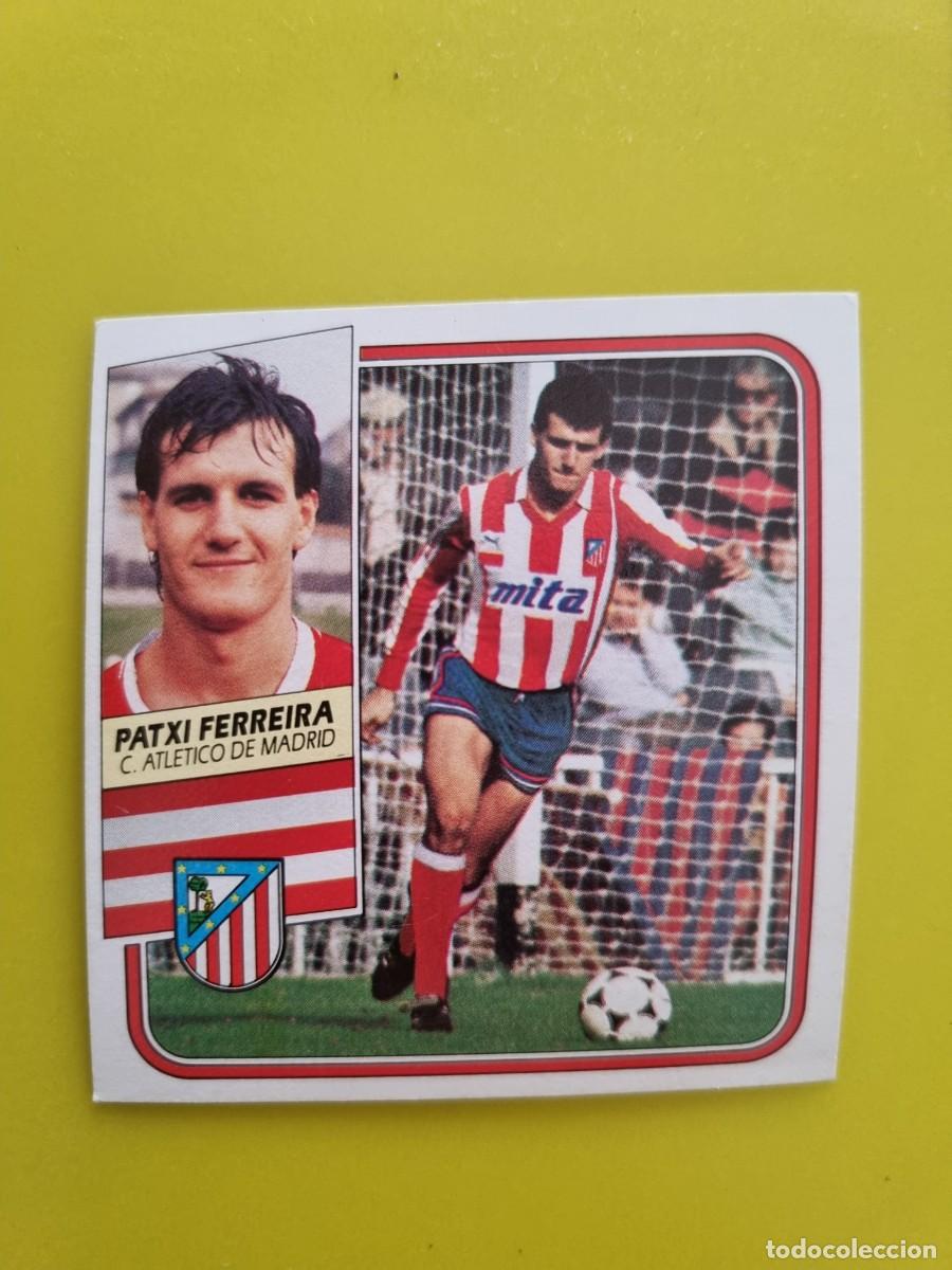 Cromos de f&uacute;tbol: CROMO LIGA ESTE 89 90 1989 1990 NUNCA PEGADO SIN PEGAR PATXI FERREIRA AT MADRID FICHAJE N&ordm;10 AR926