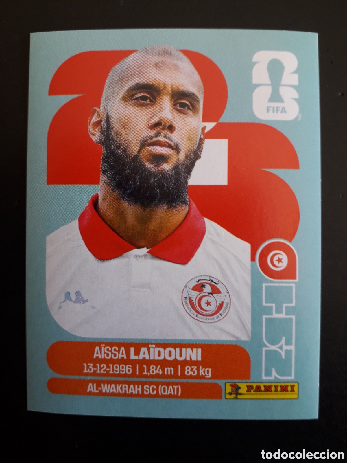 Cromos de f&uacute;tbol: LA&Iuml;DOUNI T&Uacute;NEZ TUN 10 MUNDIAL F&Uacute;TBOL 2026 FIFA WORLD CUP PANINI SIN PEGAR PEDIDO M&Iacute;NIMO 3&euro;