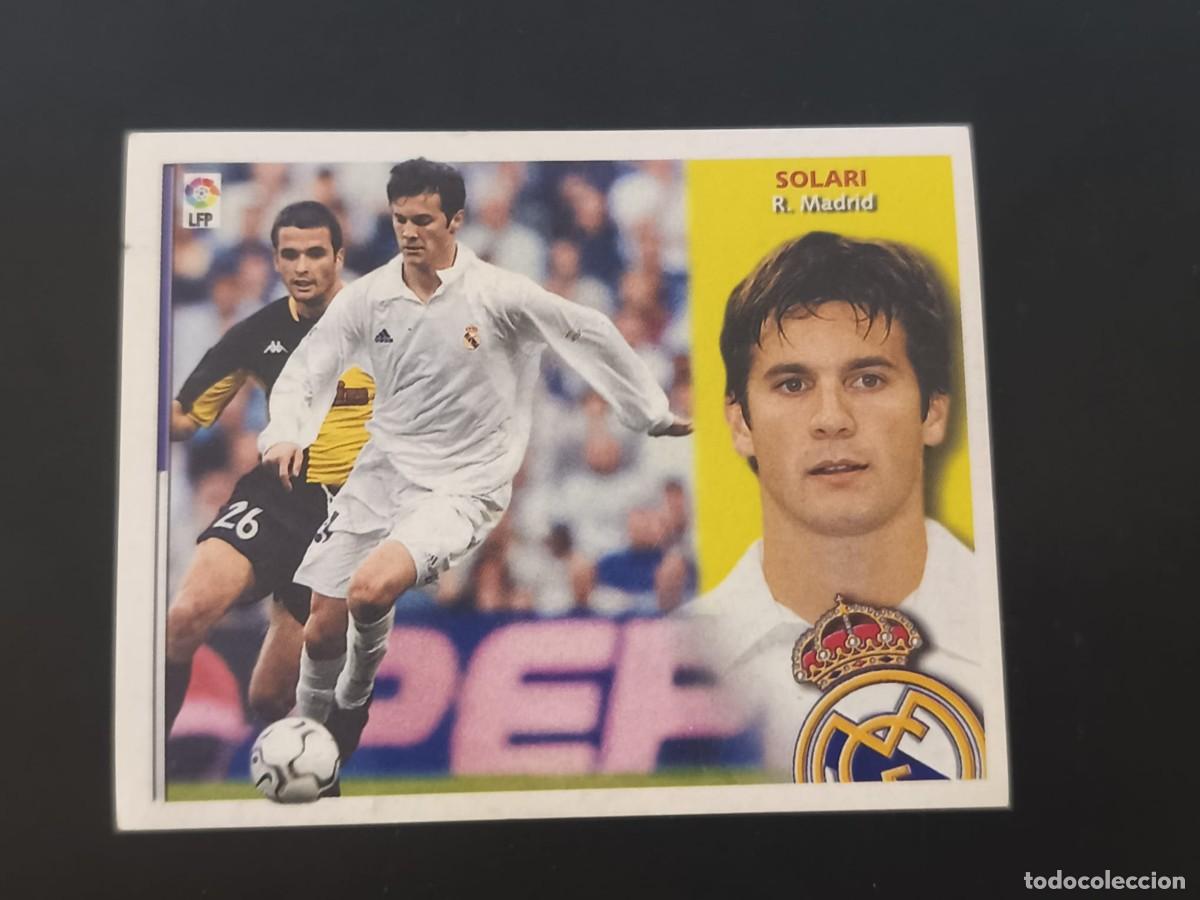 Cromos de f&uacute;tbol: EDICIONES ESTE 2002 2003 02 03 REAL MADRID SOLARI SIN PEGAR