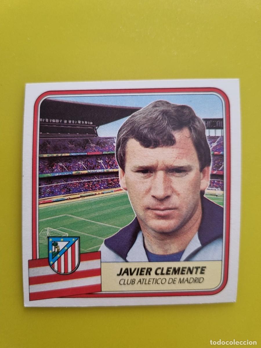 Cromos de f&uacute;tbol: CROMO FUTBOL LIGA ESTE 89 90 1989 1990 NUNCA PEGADO SIN PEGAR JAVIER CLEMENTE AT MADRID AR926