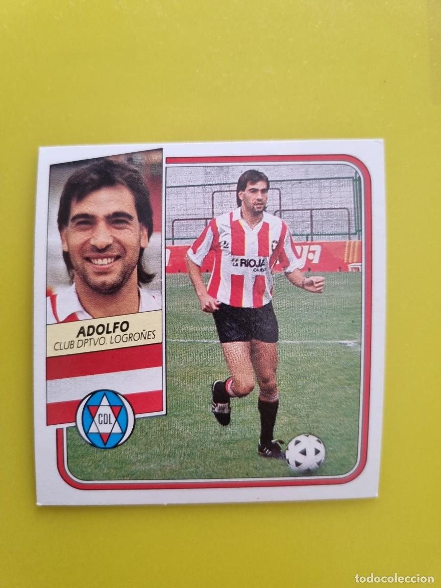 Cromos de f&uacute;tbol: CROMO FUTBOL LIGA ESTE 89 90 1989 1990 NUNCA PEGADO SIN PEGAR ADOLFO CD LOGRO&Ntilde;ES AR926